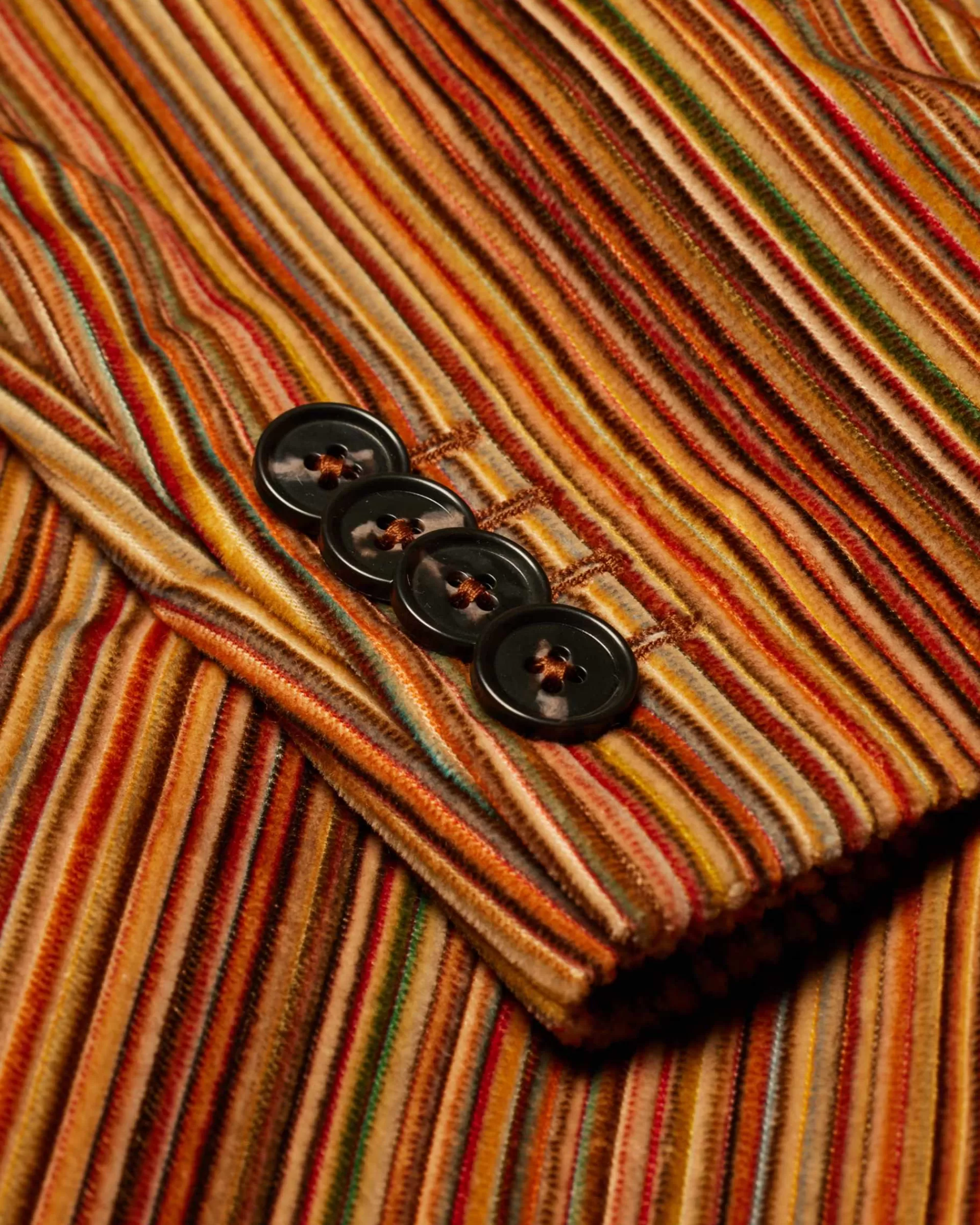 Women's Cord 'Signature Stripe' Double Breasted Blazer>Paul Smith Clearance