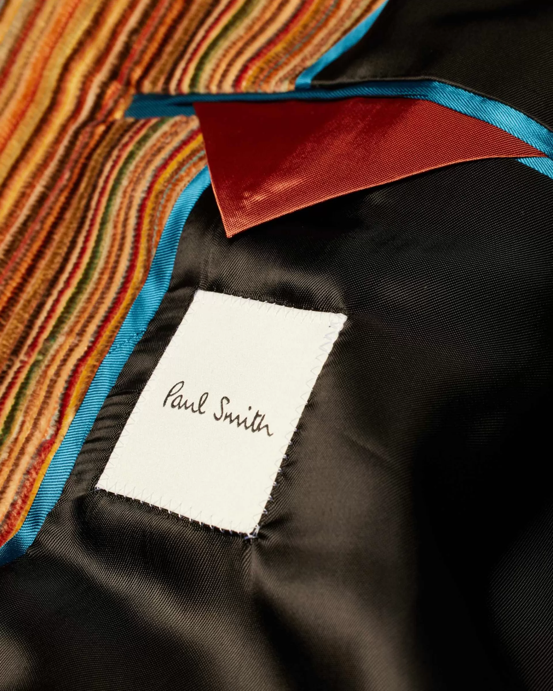 Women's Cord 'Signature Stripe' Double Breasted Blazer>Paul Smith Clearance