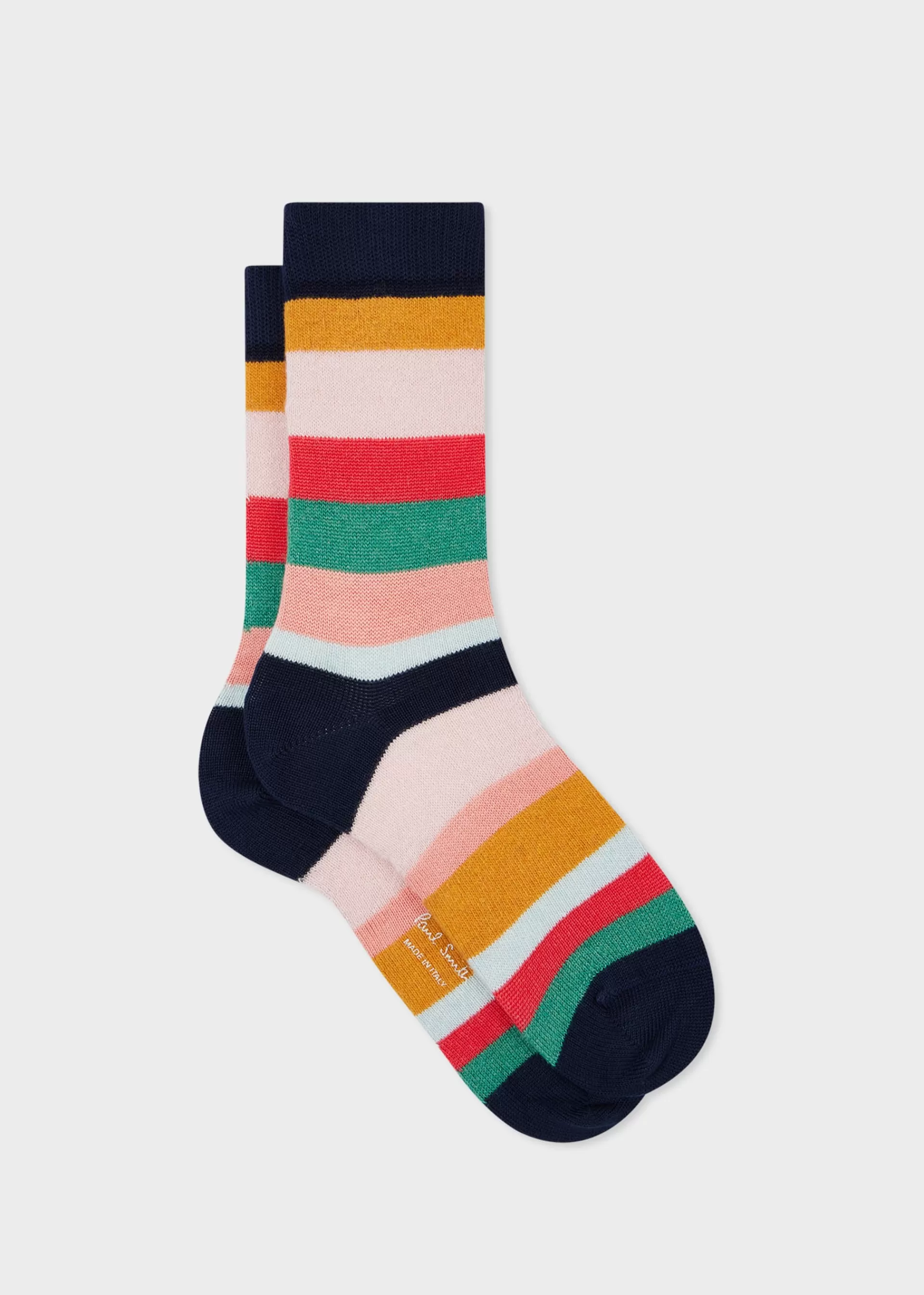 Women's Cotton-Blend Stripe Socks>Paul Smith Cheap