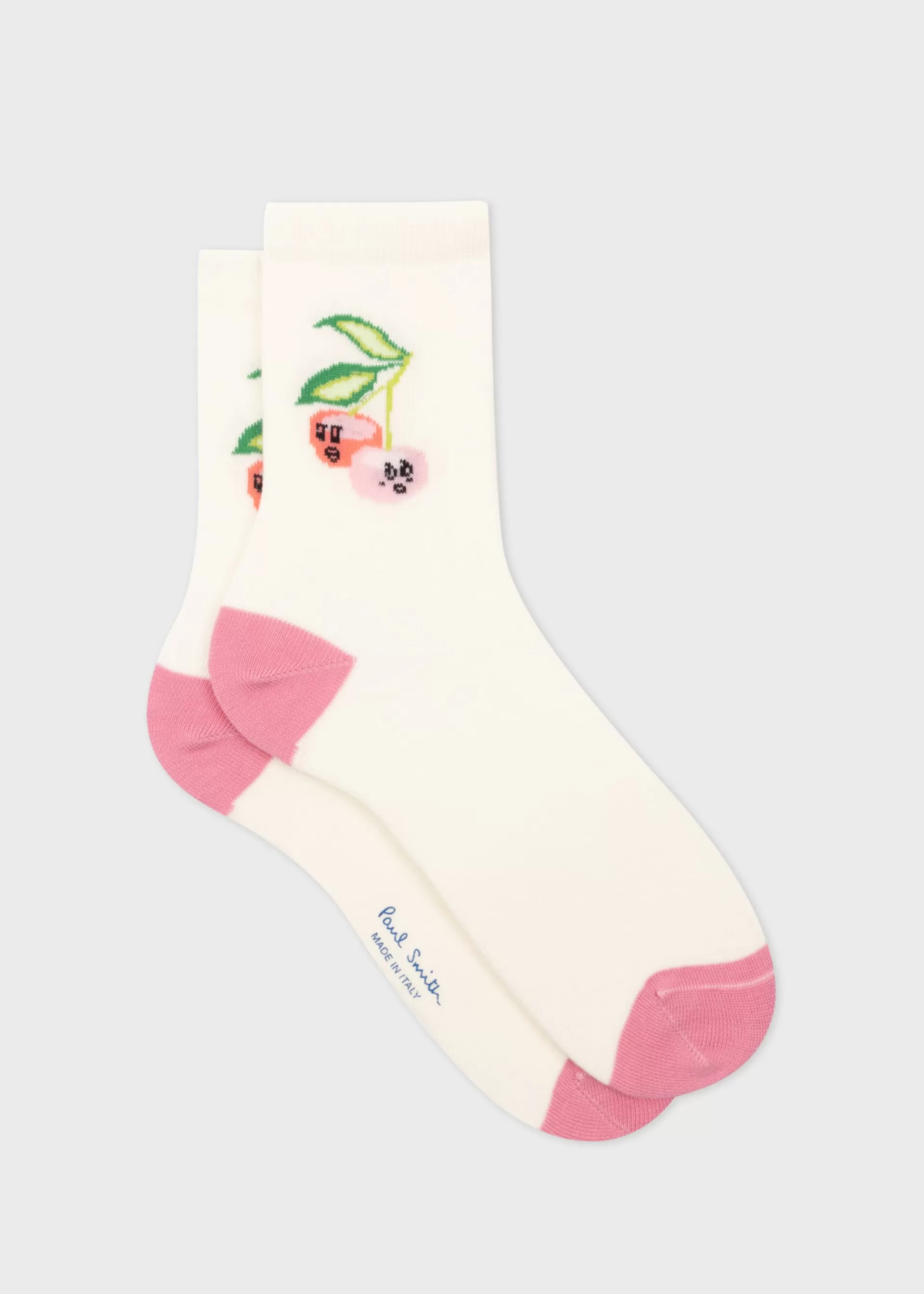 Women's Cream 'Cherry' Socks>Paul Smith Flash Sale