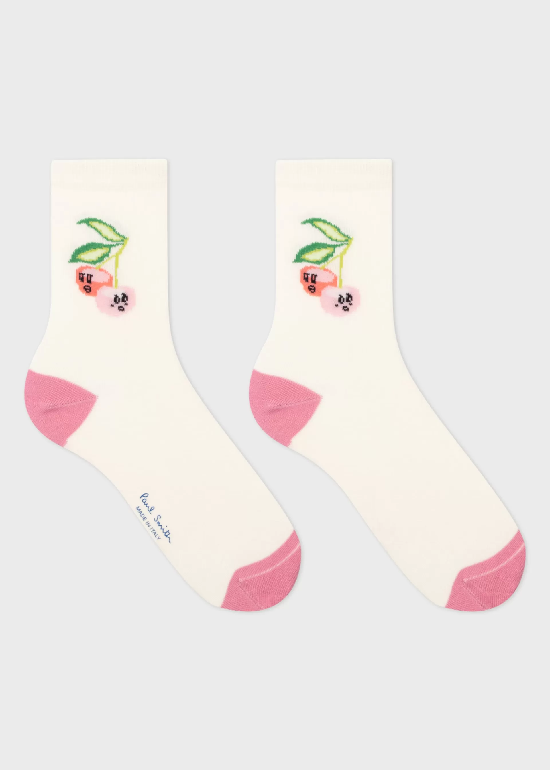 Women's Cream 'Cherry' Socks>Paul Smith Flash Sale