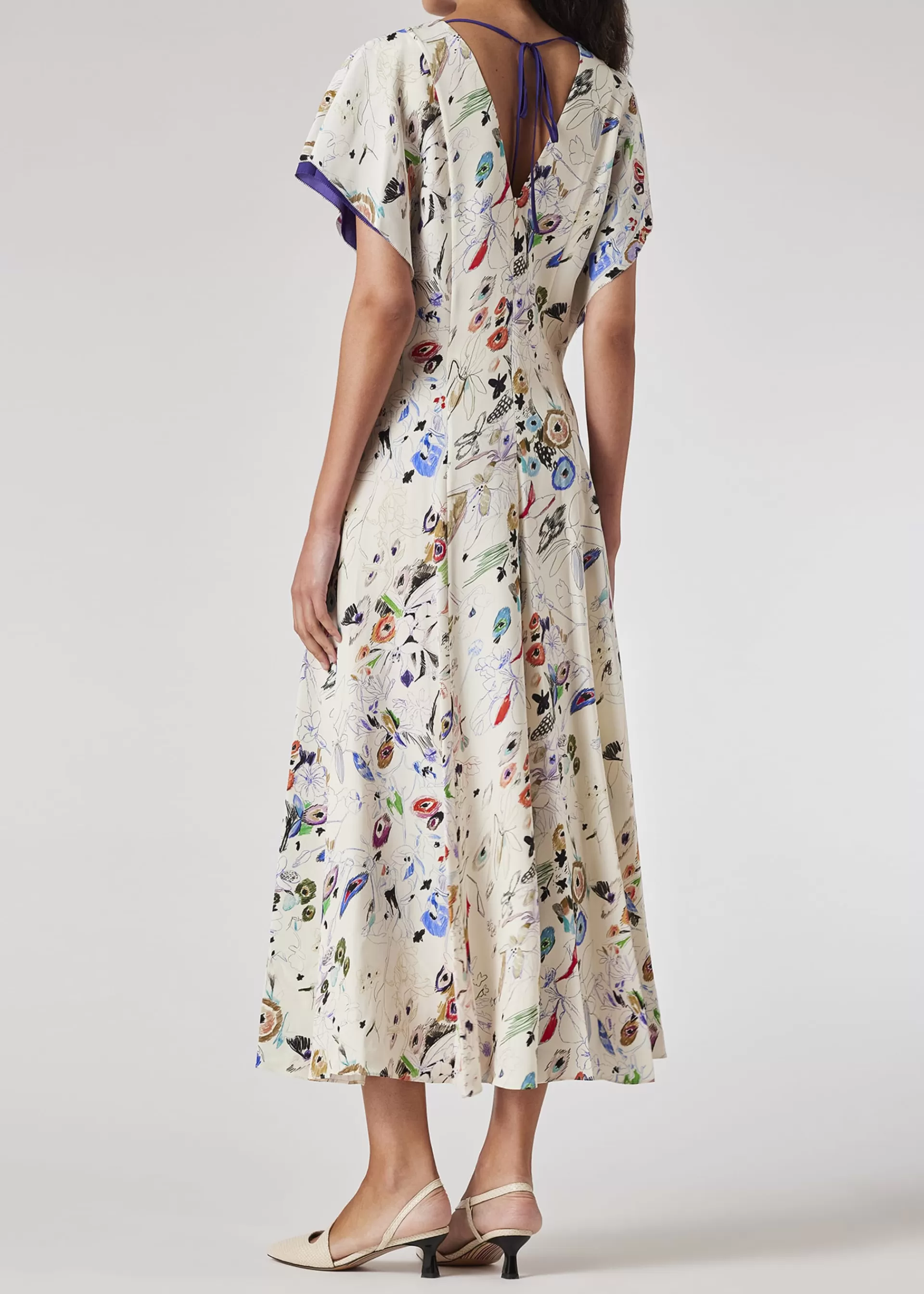 Women's 'Sketchbook Botanical' Silk Dress>Paul Smith Fashion