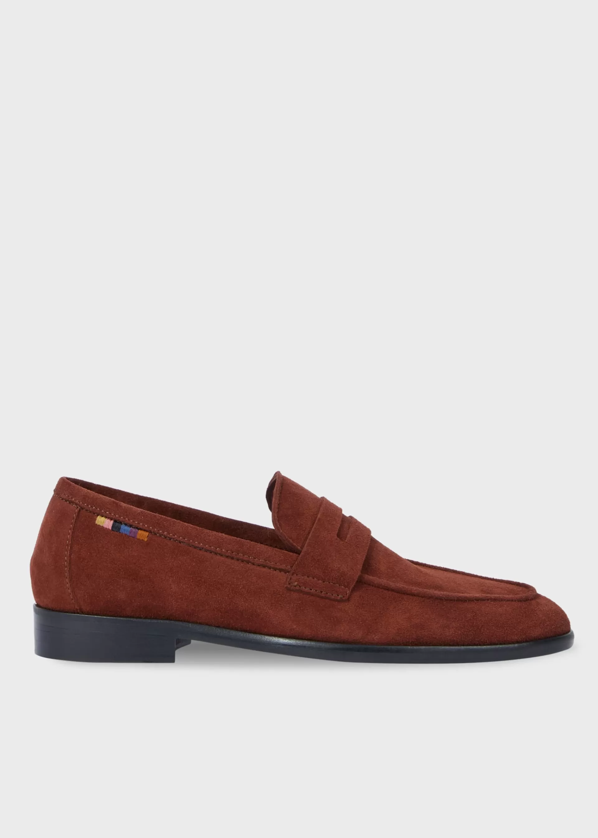 Women's Dark Burgundy Suede 'Figaro' Loafers>Paul Smith Hot