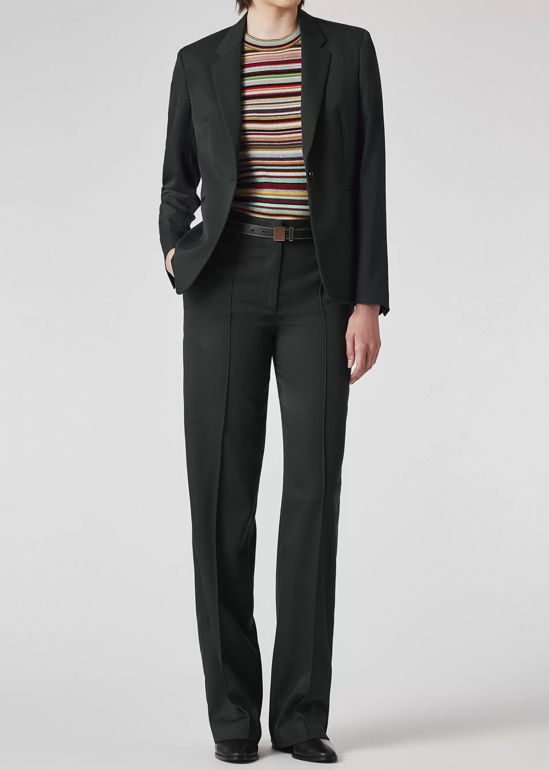 Women's Dark Green Gabardine Suit>Paul Smith Shop