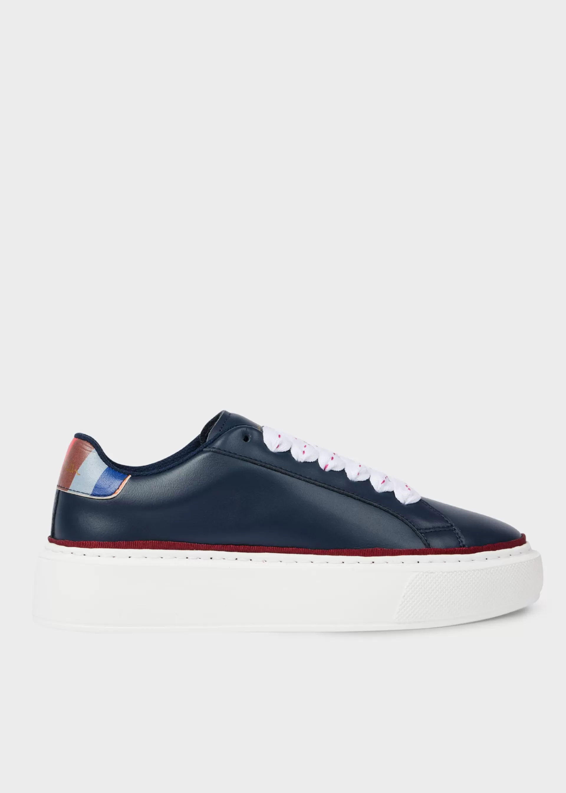 Women's Dark Navy 'Guppy' Platform Sneakers>Paul Smith Cheap