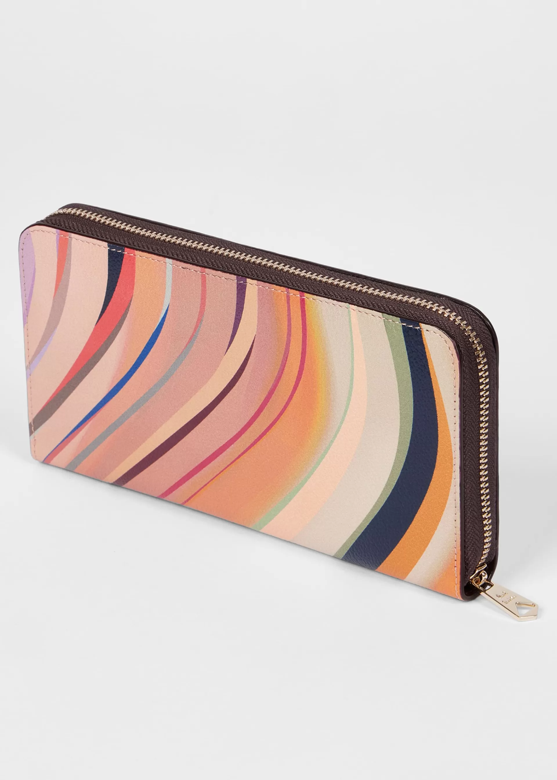 Women's 'Dusky Swirl' Leather Large Zip-Around Purse>Paul Smith Hot