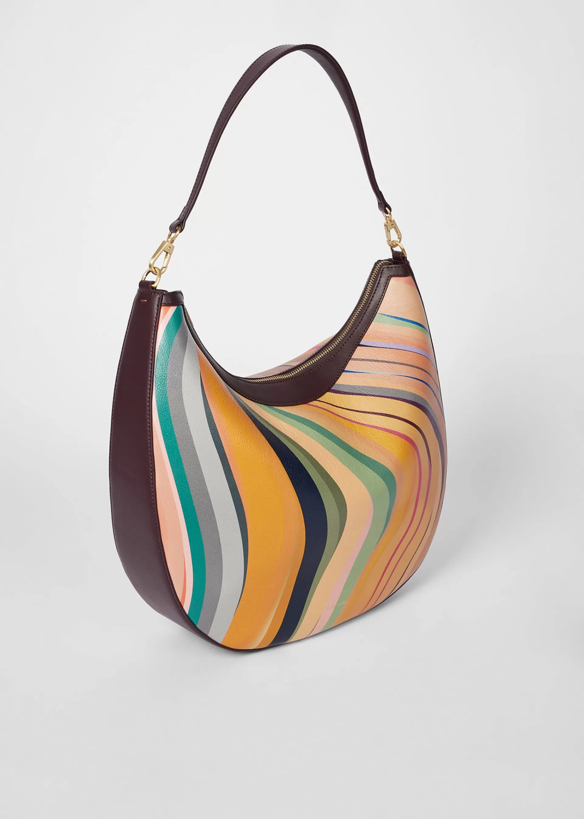 Women's 'Dusky ' Leather Medium Round Hobo Bag>Paul Smith Shop