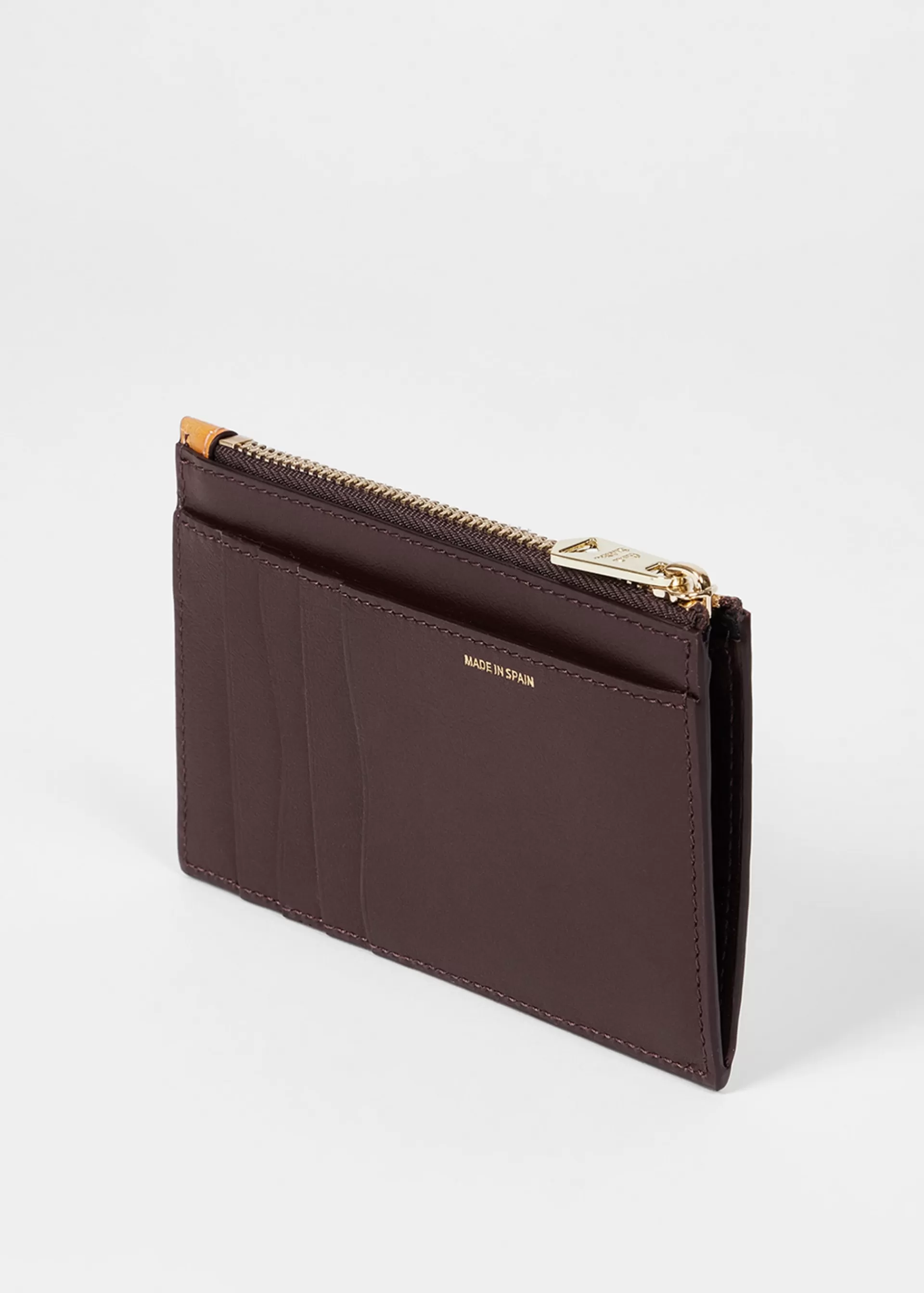 Women's 'Dusky Swirl' Leather Small Zip-Fastening Purse>Paul Smith Shop