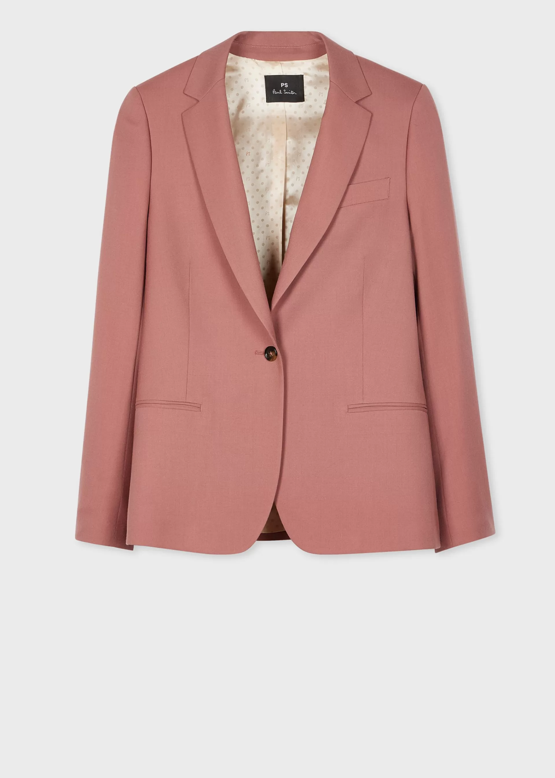 Women's Dusty Rose Wool Blazer>Paul Smith Clearance