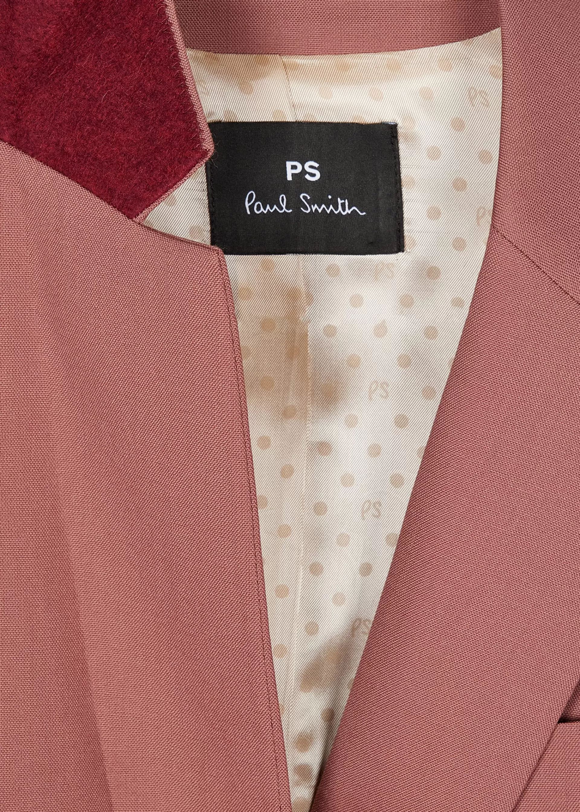 Women's Dusty Rose Wool Blazer>Paul Smith Clearance