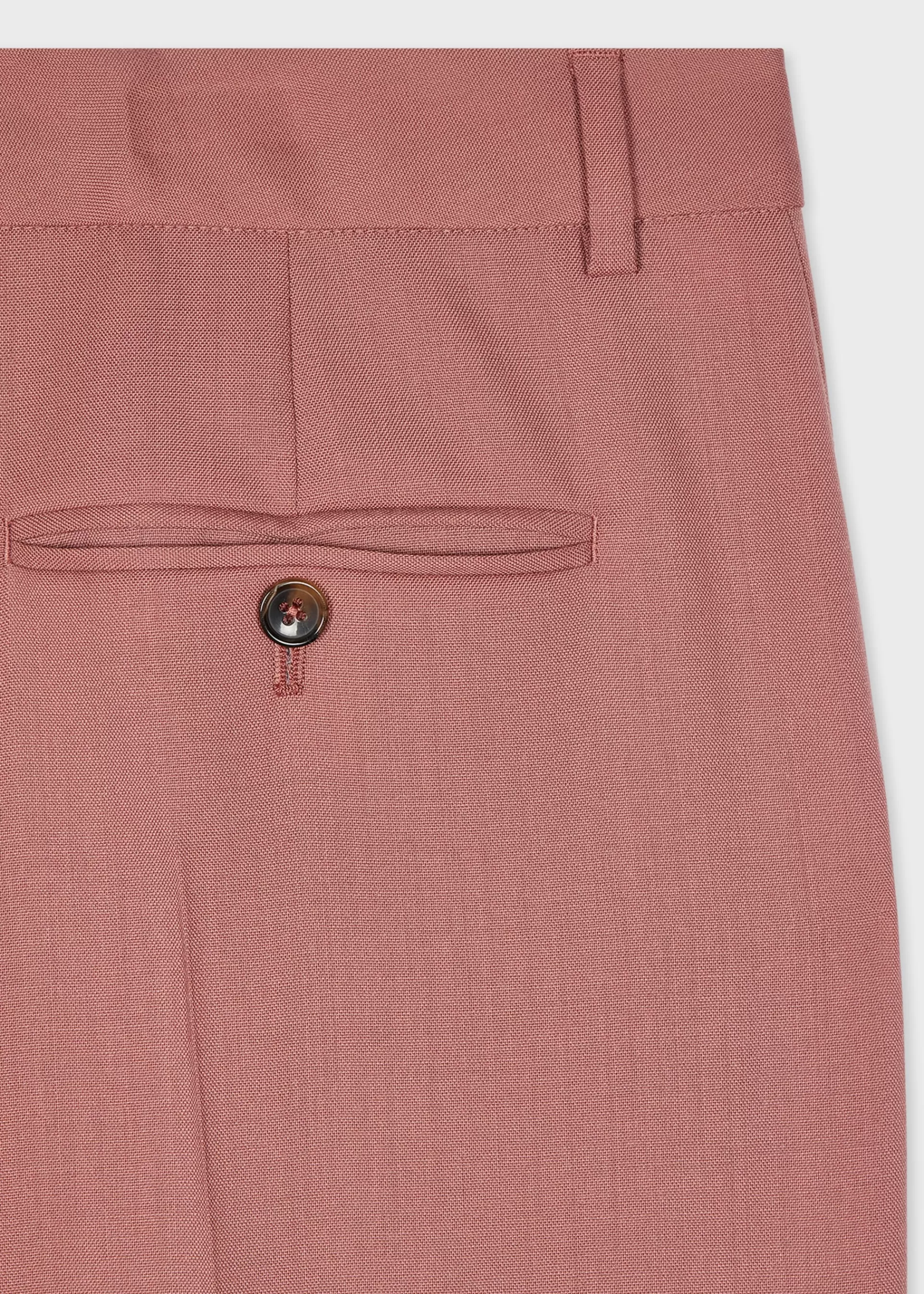 Women's Dusty Rose Wool-Hopsack Trousers>Paul Smith Shop