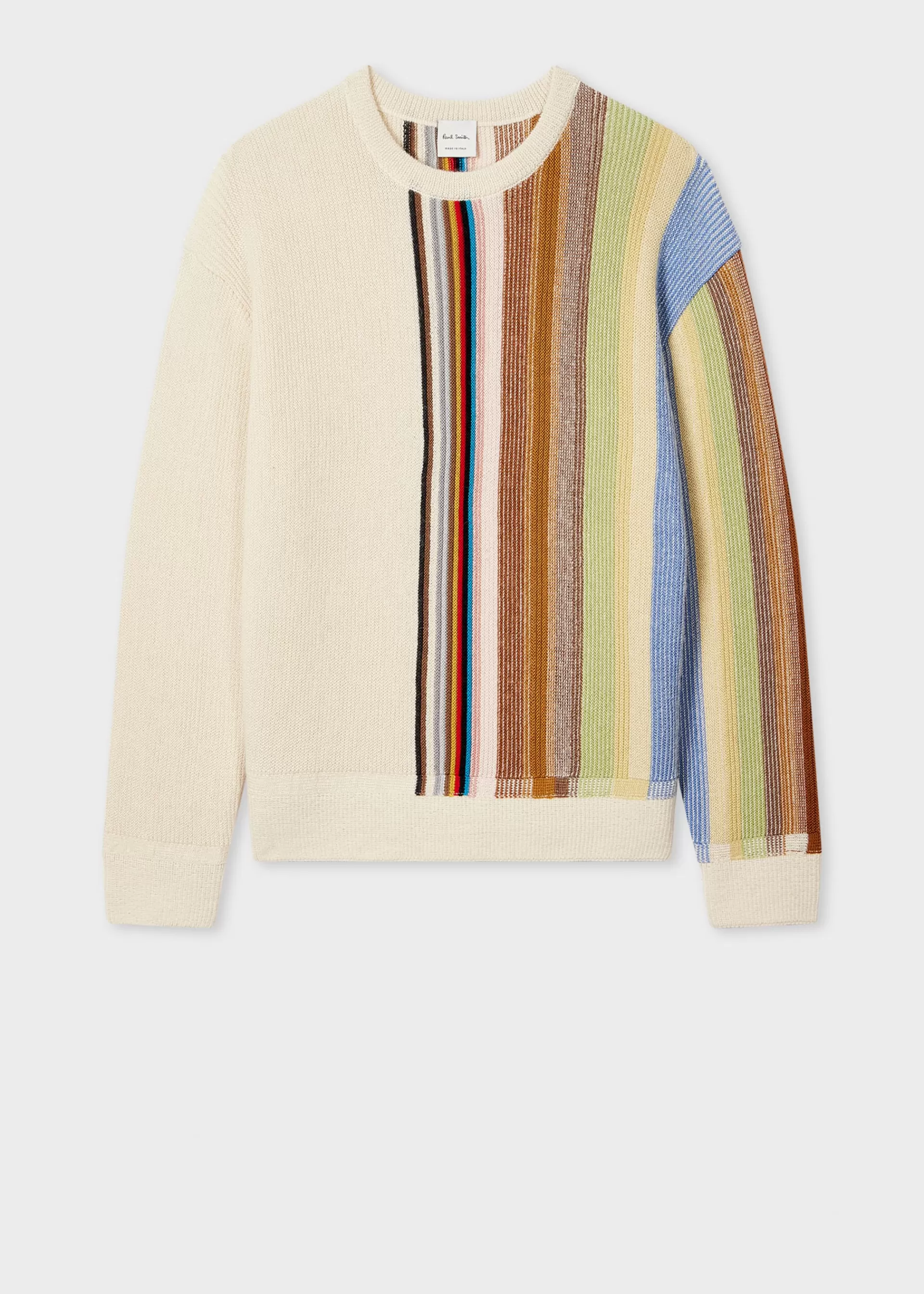 Women's Gradient 'Signature Stripe' Crew Neck Sweater>Paul Smith Shop