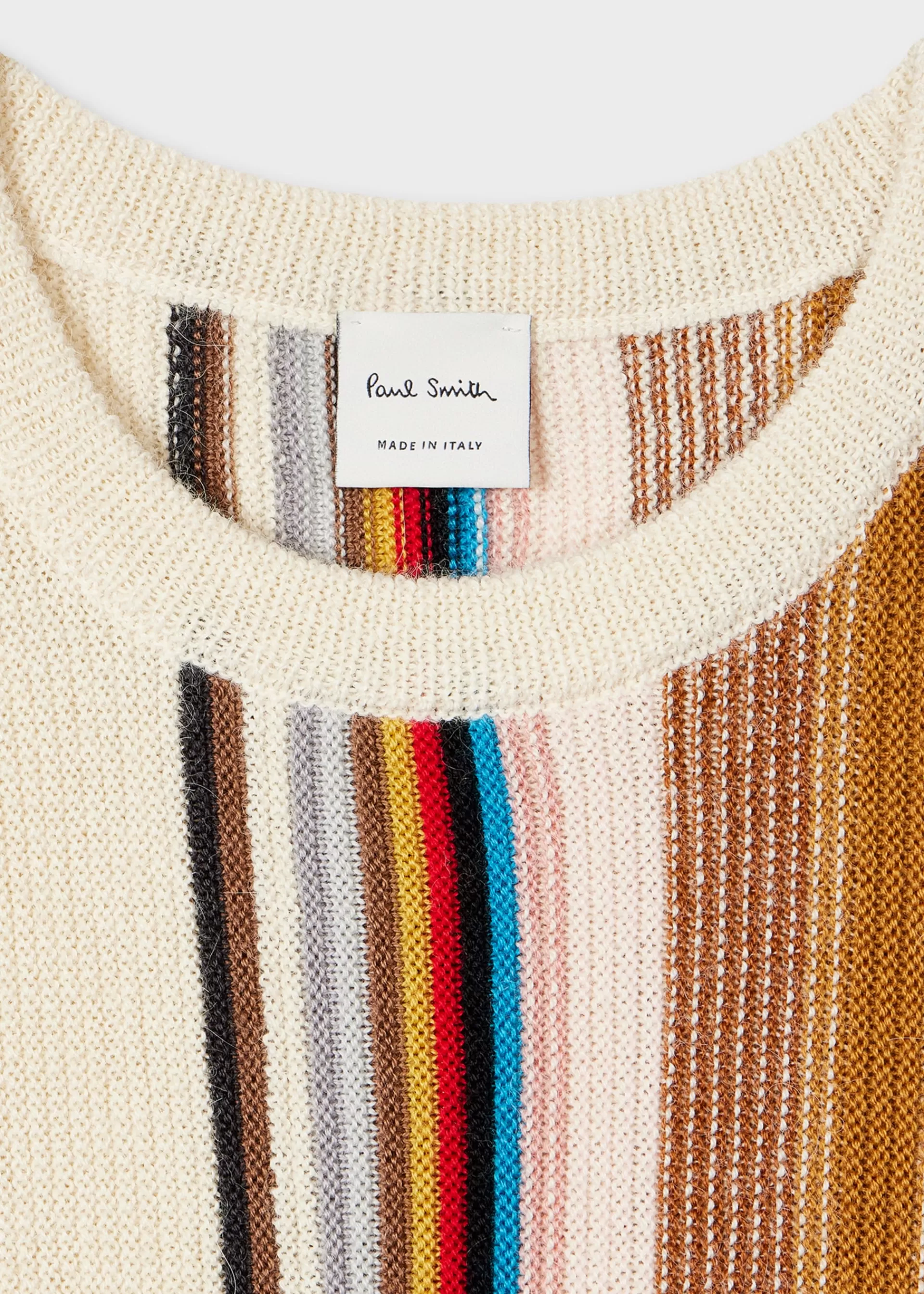 Women's Gradient 'Signature Stripe' Crew Neck Sweater>Paul Smith Shop