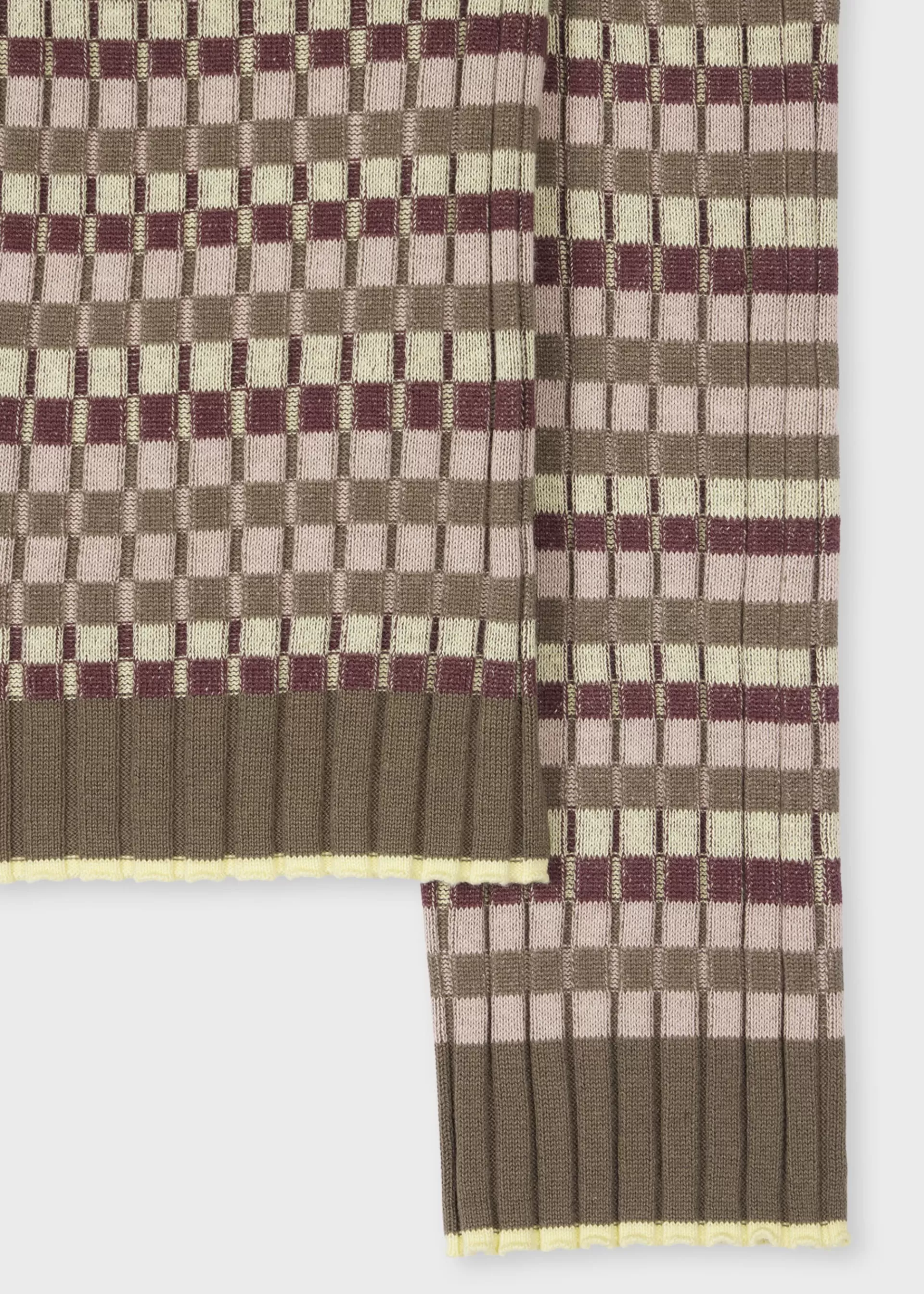 Women's and Purple Stripe Ribbed V-Neck Cardigan>Paul Smith Cheap