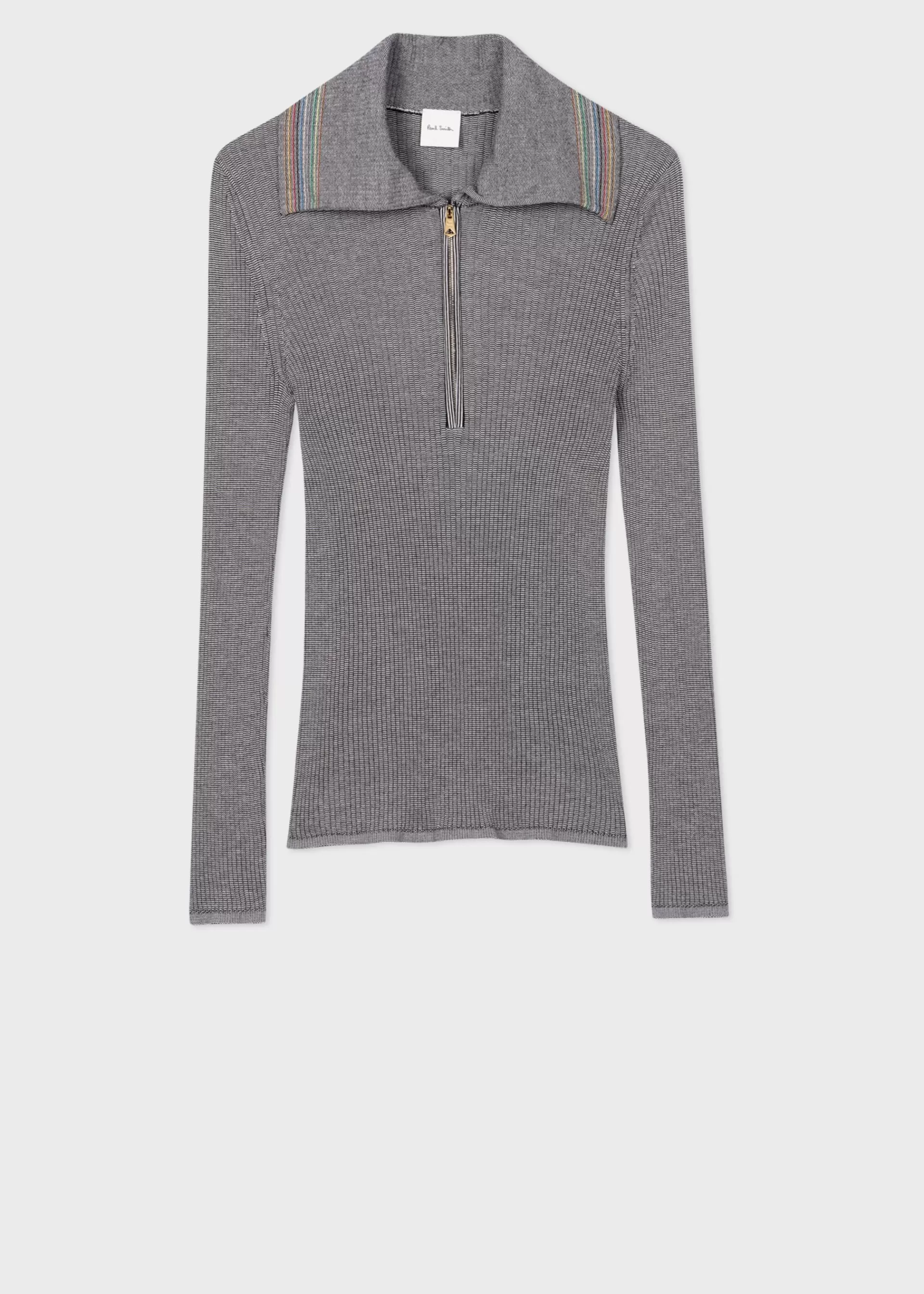 Women's Organic Cotton Long-Sleeve Polo Shirt>Paul Smith Clearance