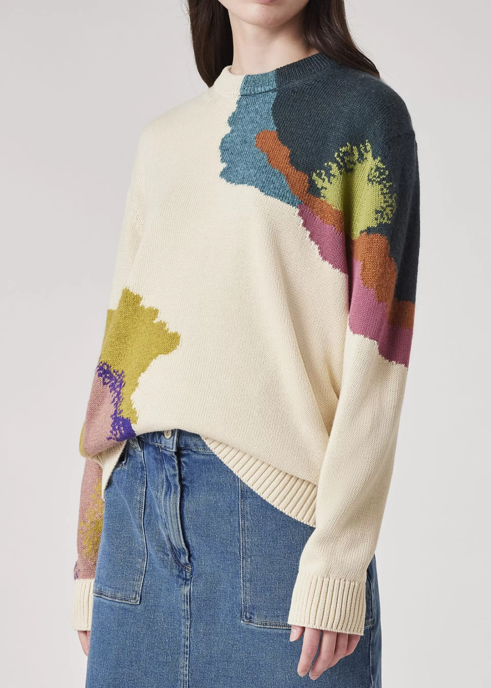 Women's 'Polar Lights' Jacquard Knitted Sweater>Paul Smith Cheap