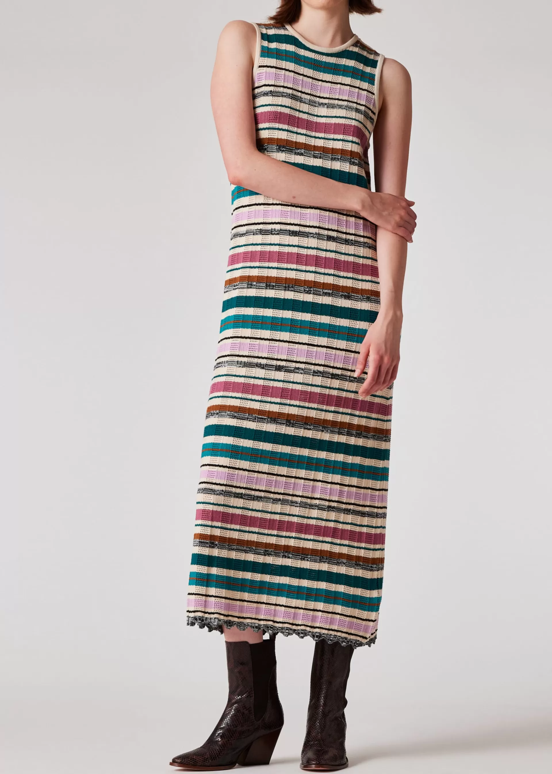 Women's Textured Knit Long Dress>Paul Smith Fashion
