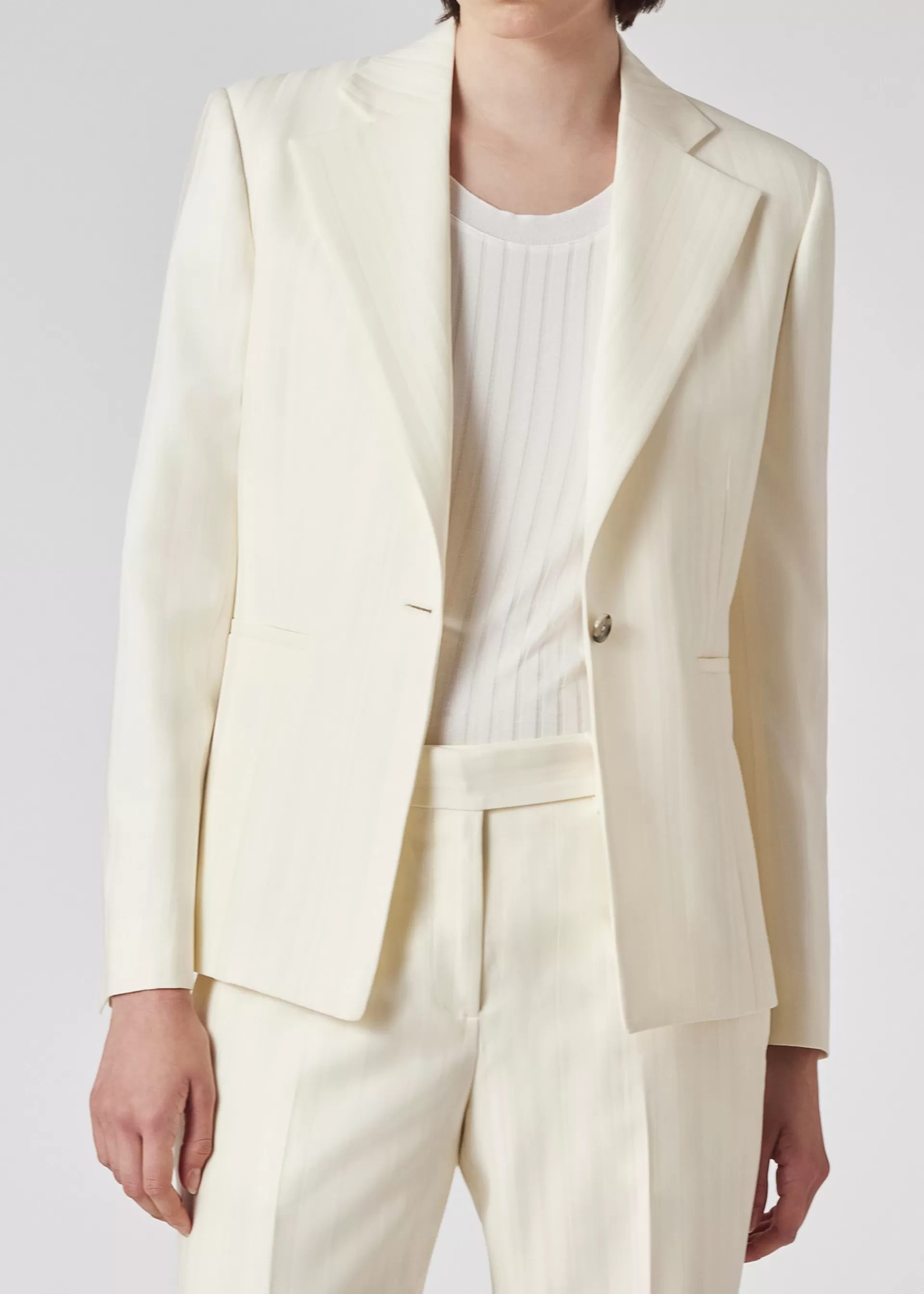 Women's Wool 'Shadow Stripe' Blazer>Paul Smith Shop