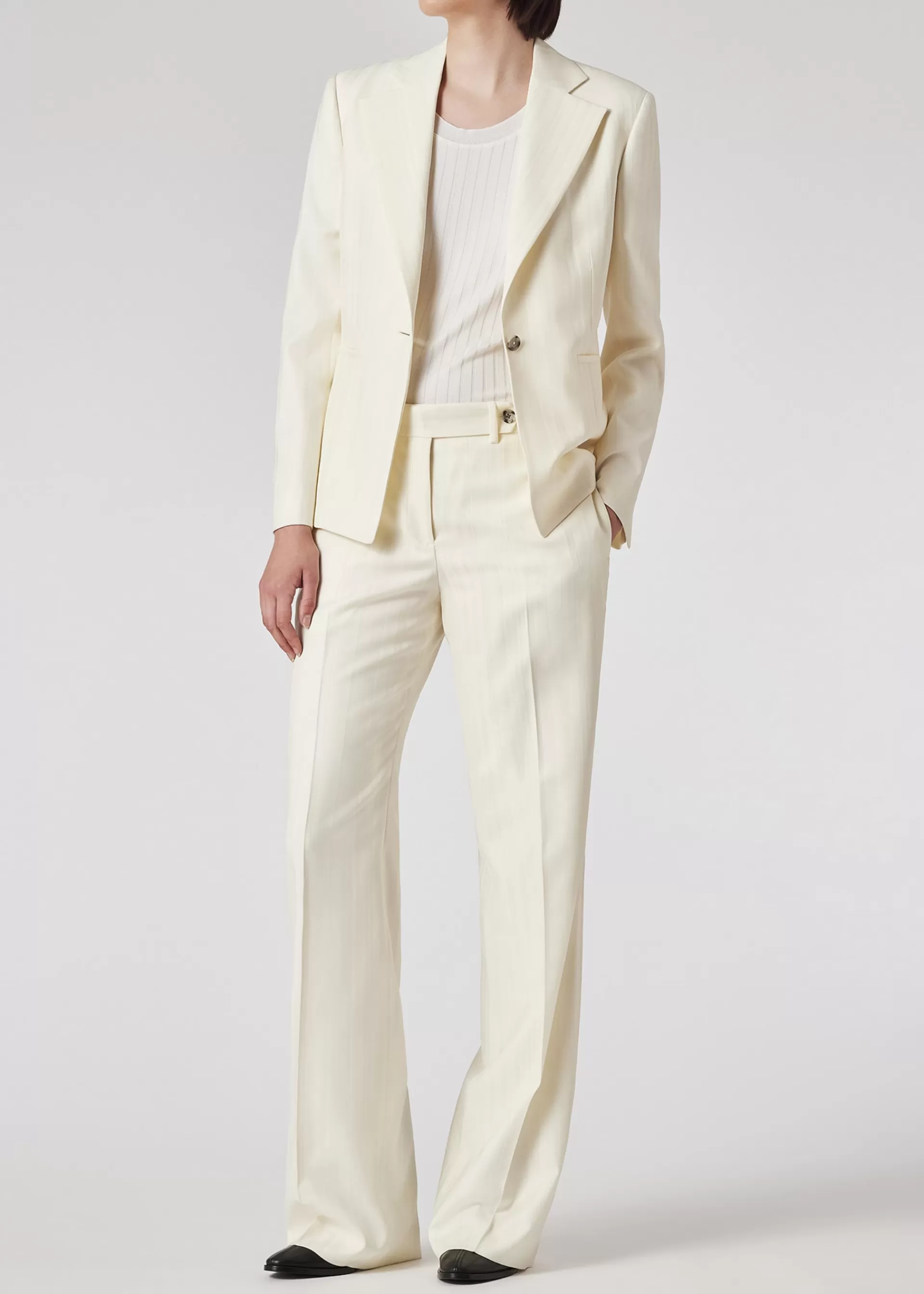 Women's Wool 'Shadow Stripe' Blazer>Paul Smith Shop