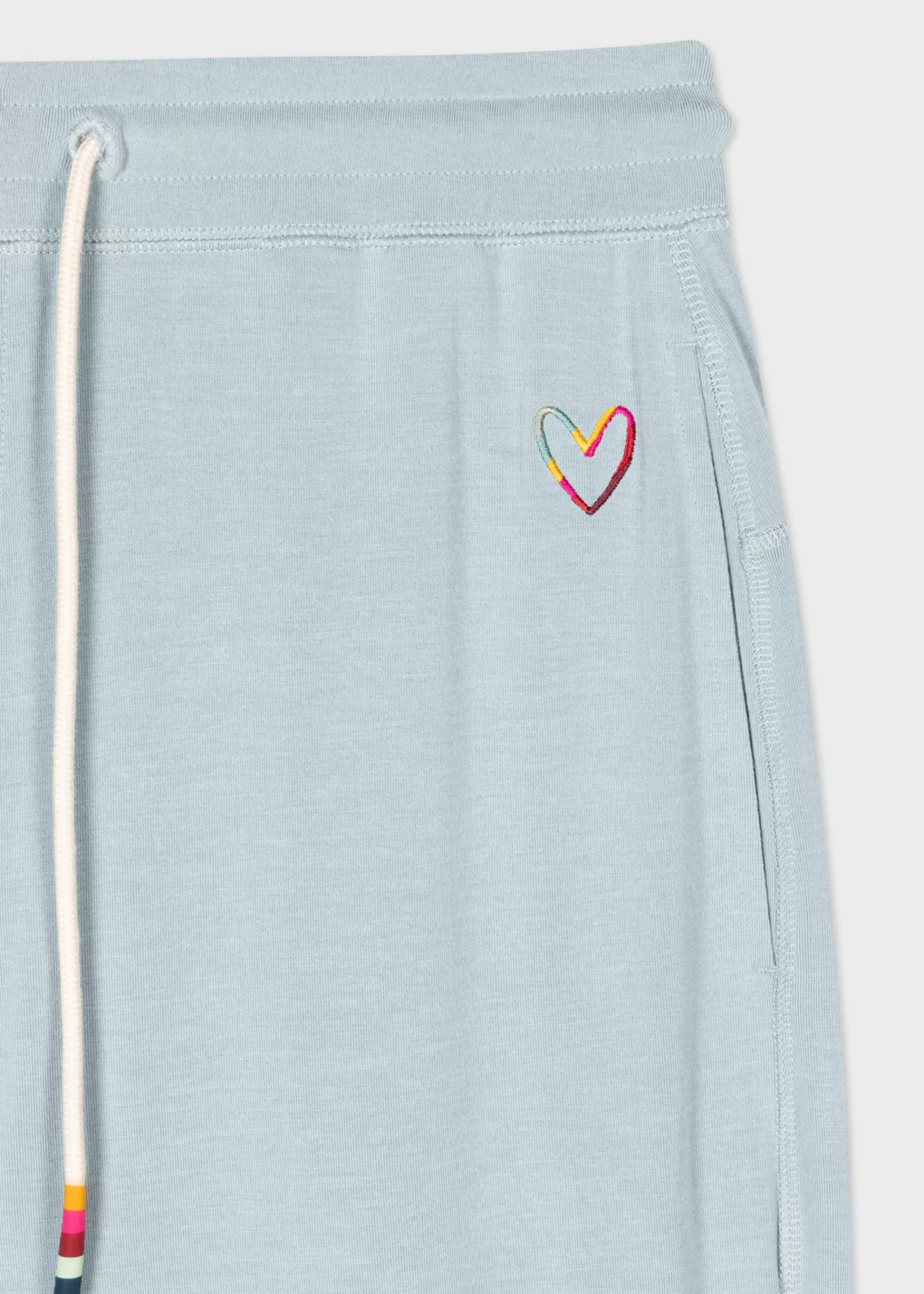 Women's Light Blue 'Swirl' Heart Sweatpants>Paul Smith Cheap