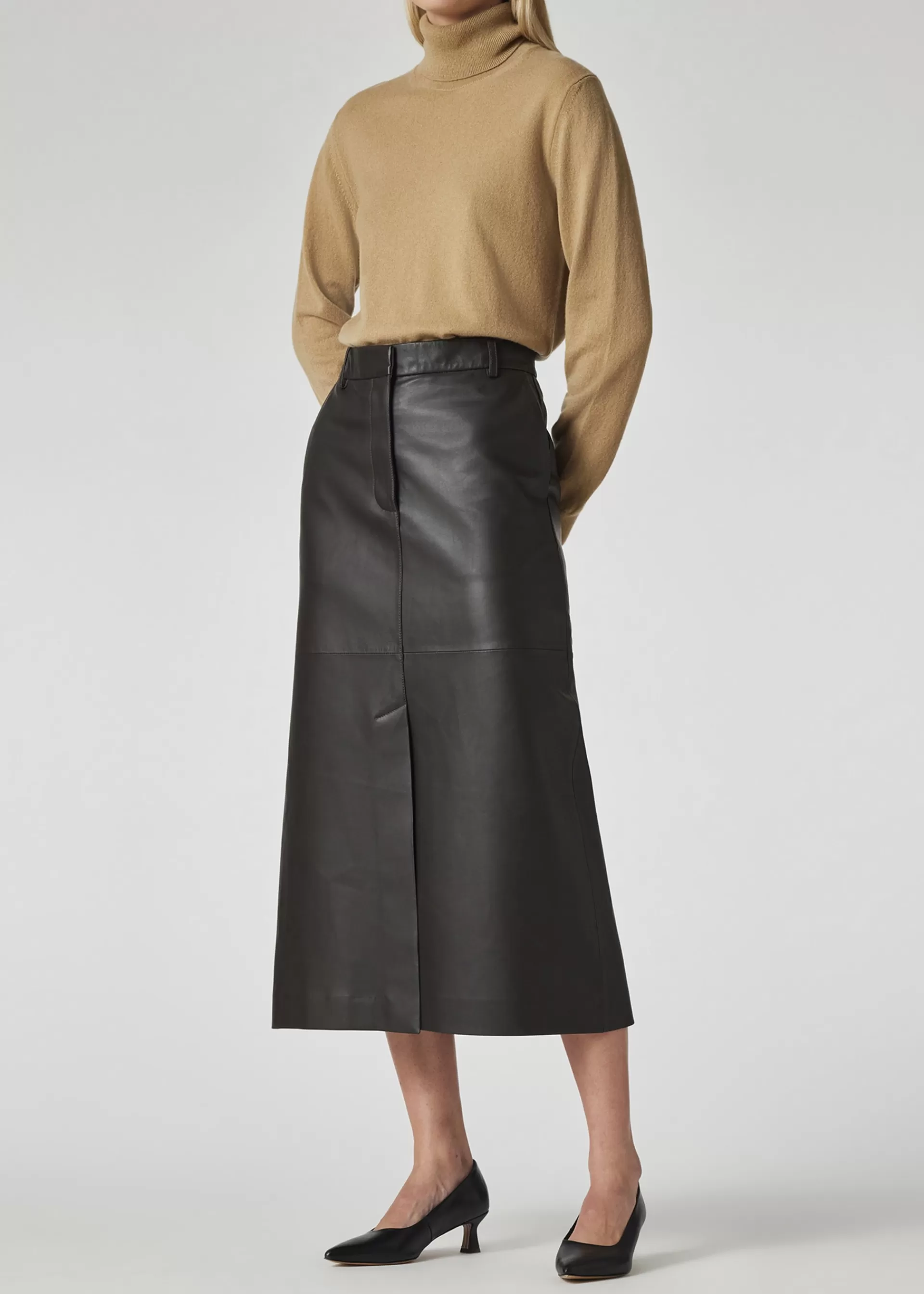 Women's Light Camel Cashmere Roll Neck Sweater>Paul Smith Discount