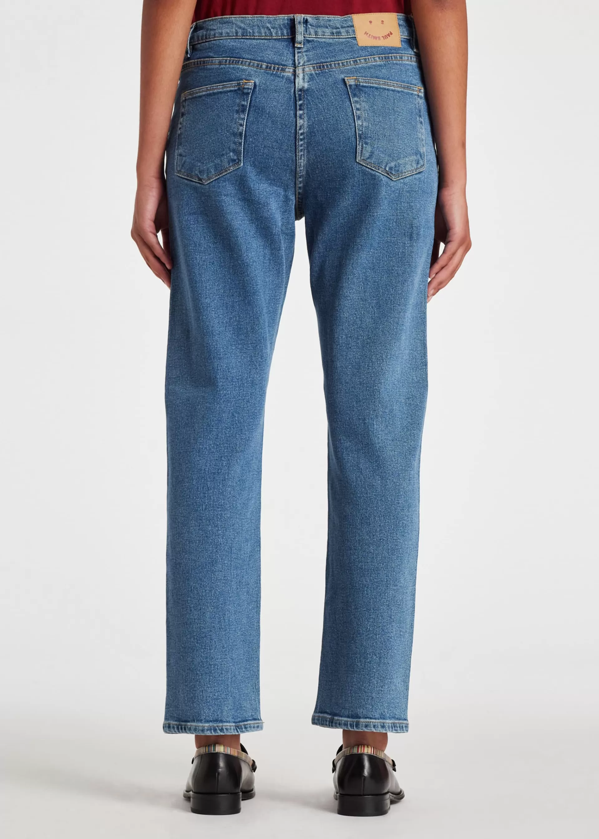 Women's Mid Wash Straight-Fit 'Happy' Jeans>Paul Smith Shop