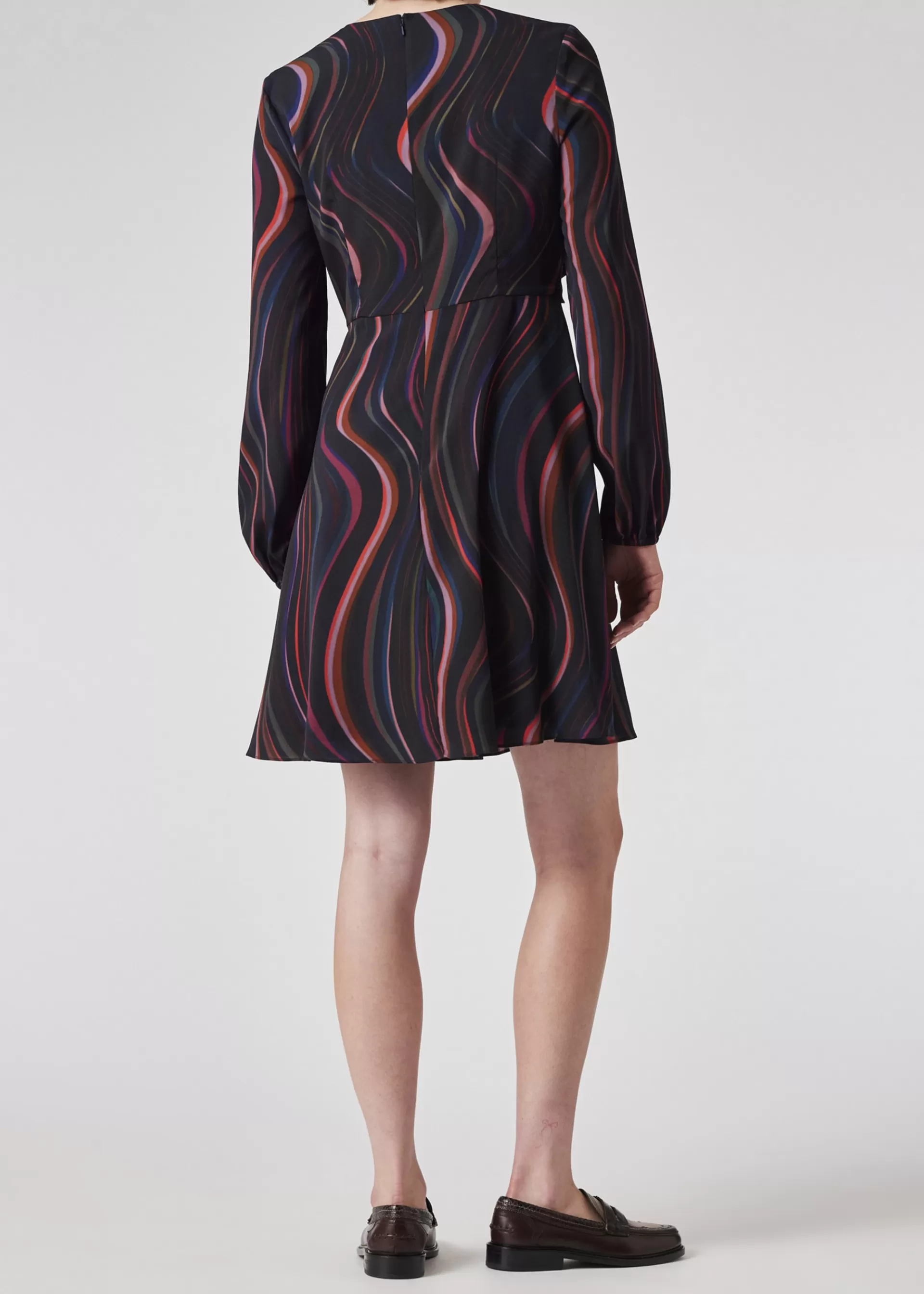 Women's 'Midnight Swirl' Satin Georgette Dress>Paul Smith Hot