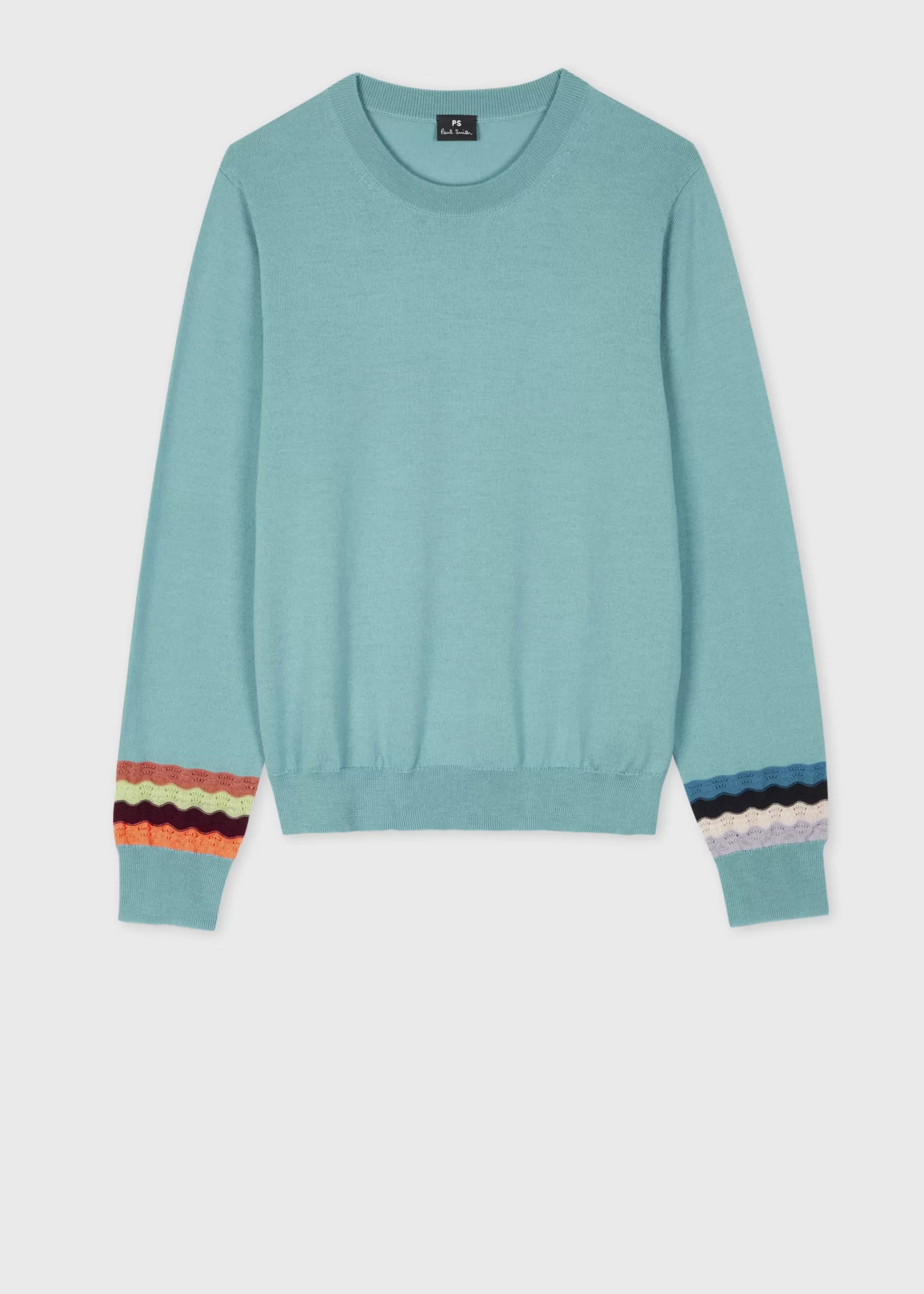Women's Multi Colour Zig Zag Sleeve Sweater>Paul Smith New