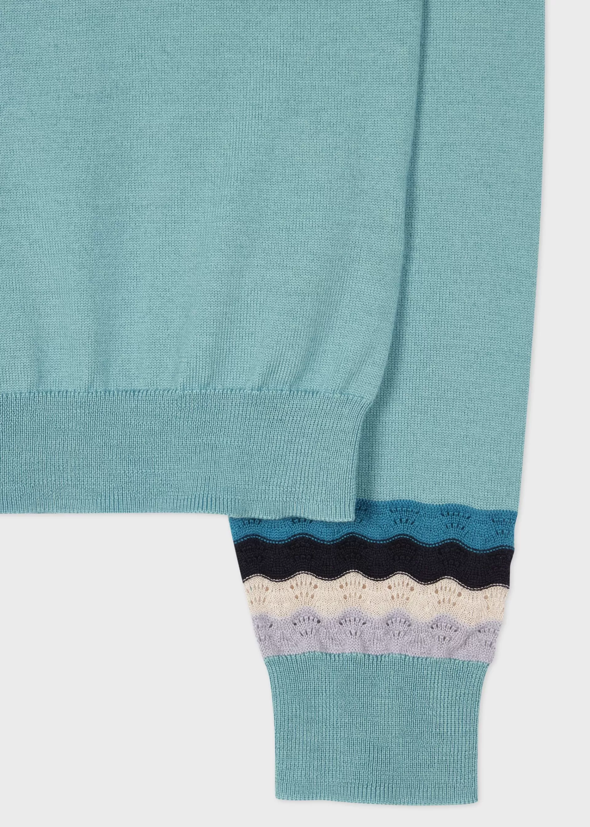 Women's Multi Colour Zig Zag Sleeve Sweater>Paul Smith New