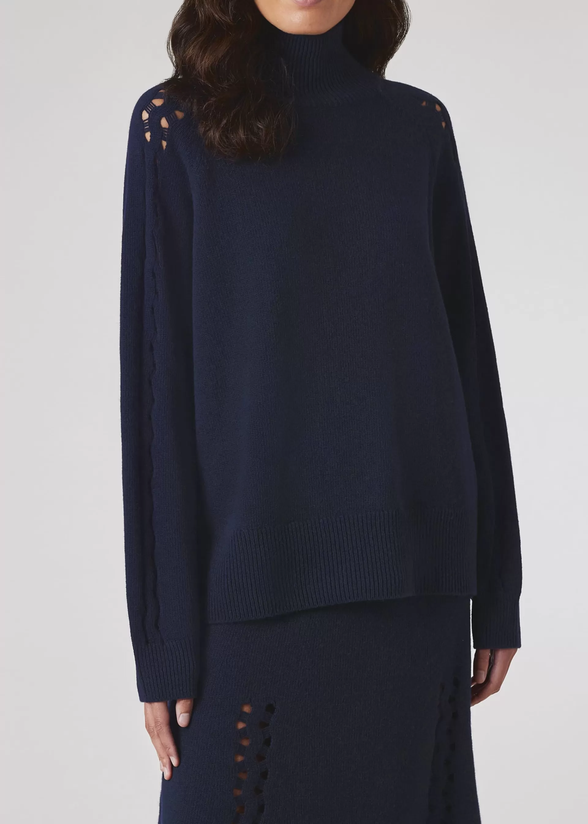 Women's High-Neck Merino Wool Sweater>Paul Smith Shop