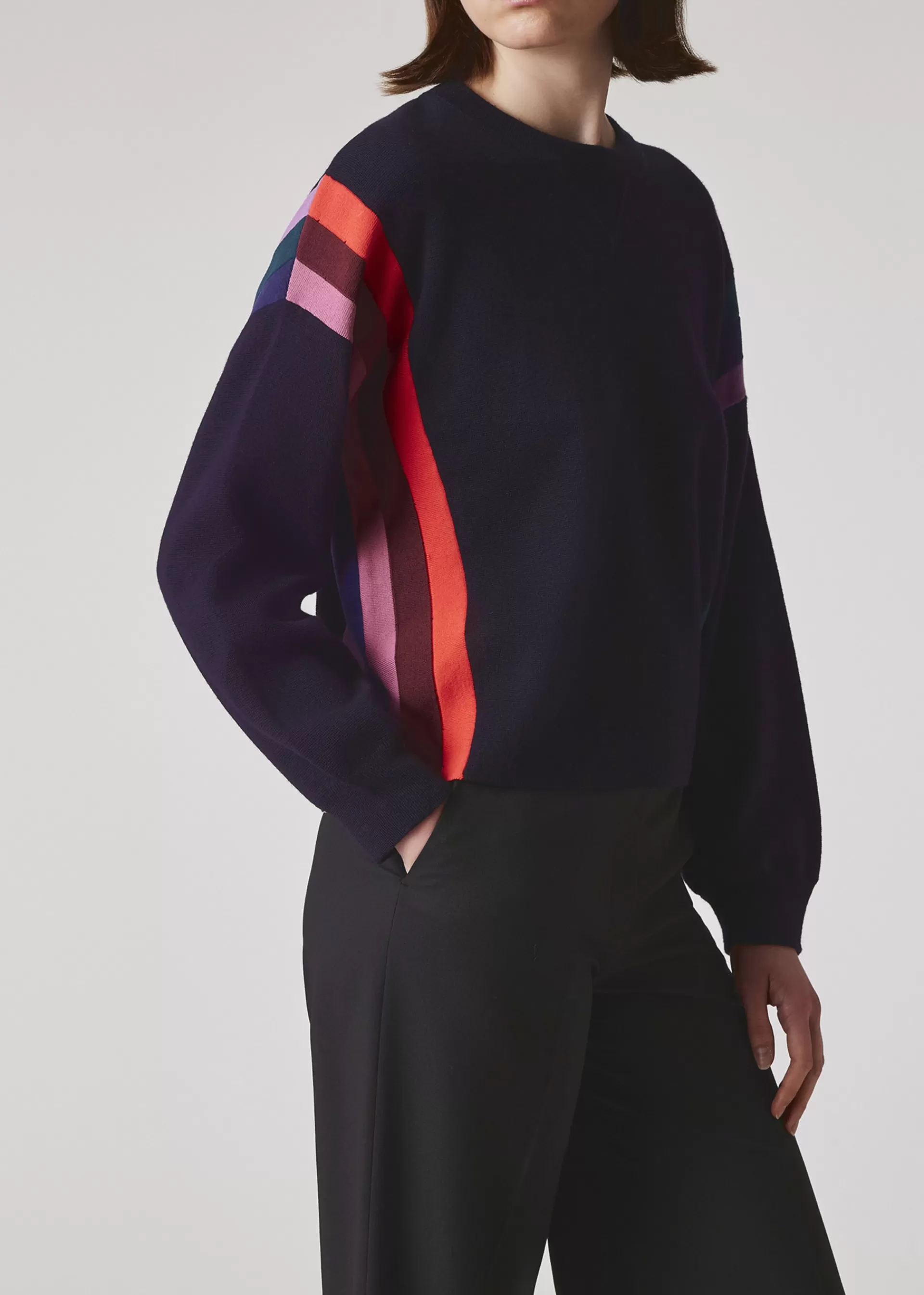 Women's Knitted Crew Neck Sweater>Paul Smith Clearance