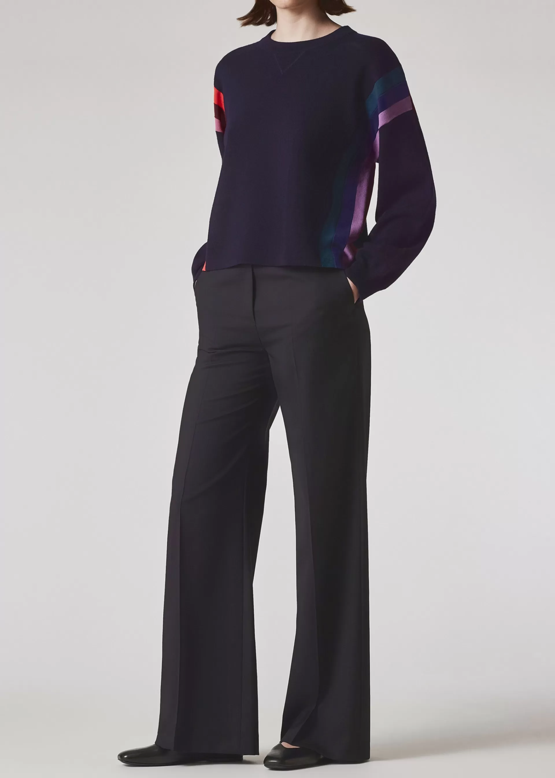Women's Knitted Crew Neck Sweater>Paul Smith Clearance