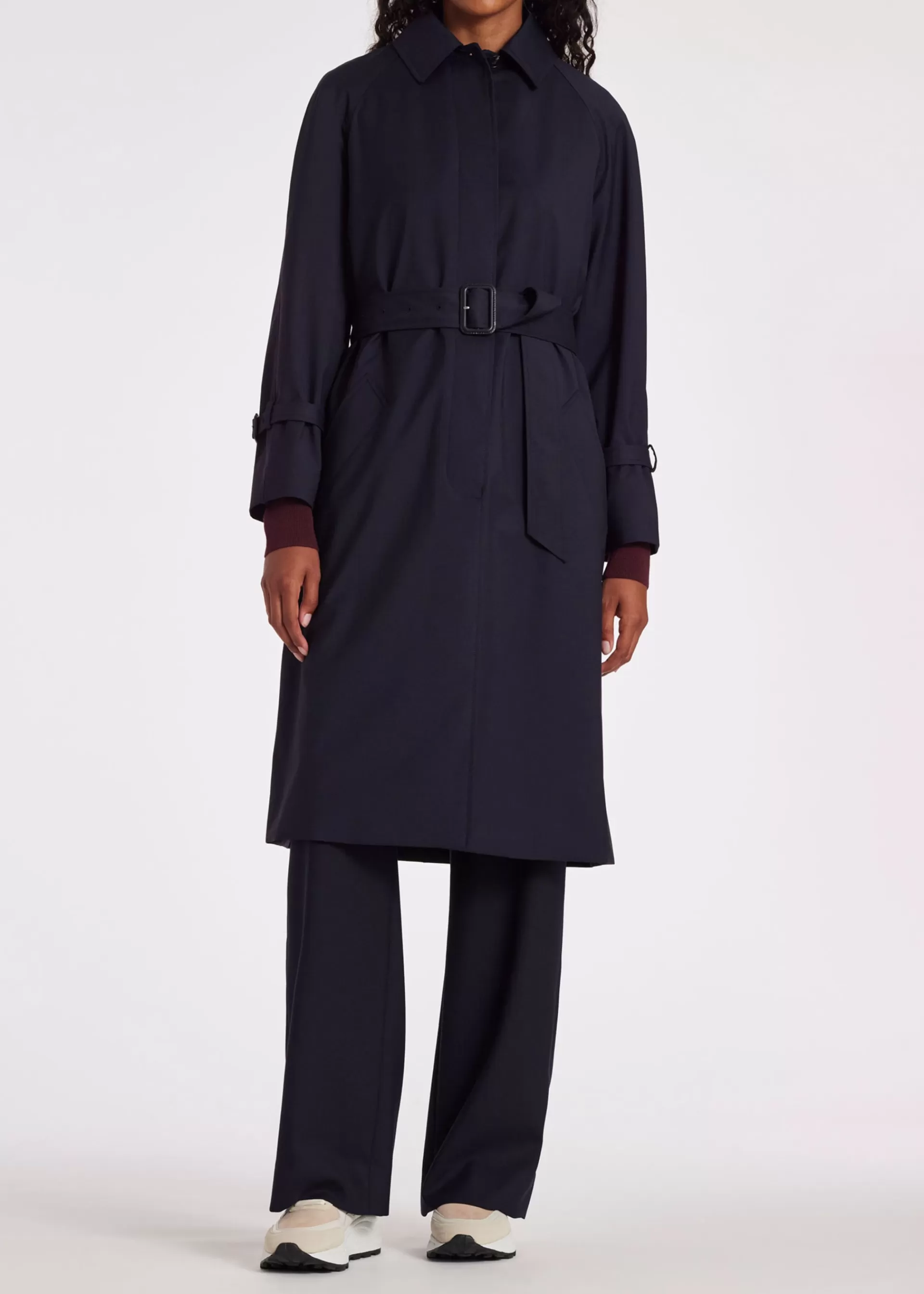 Women's 'Storm System Wool' Mac With Detachable Liner>Paul Smith Shop