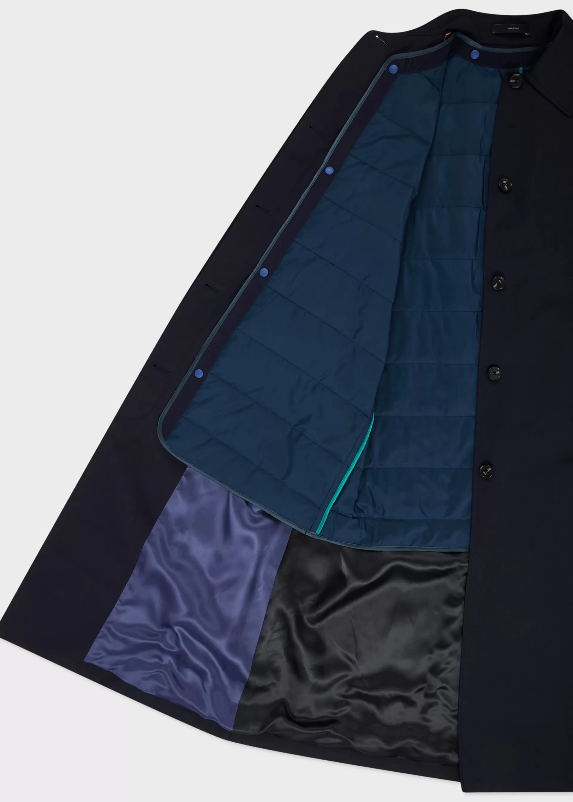 Women's 'Storm System Wool' Mac With Detachable Liner>Paul Smith Shop