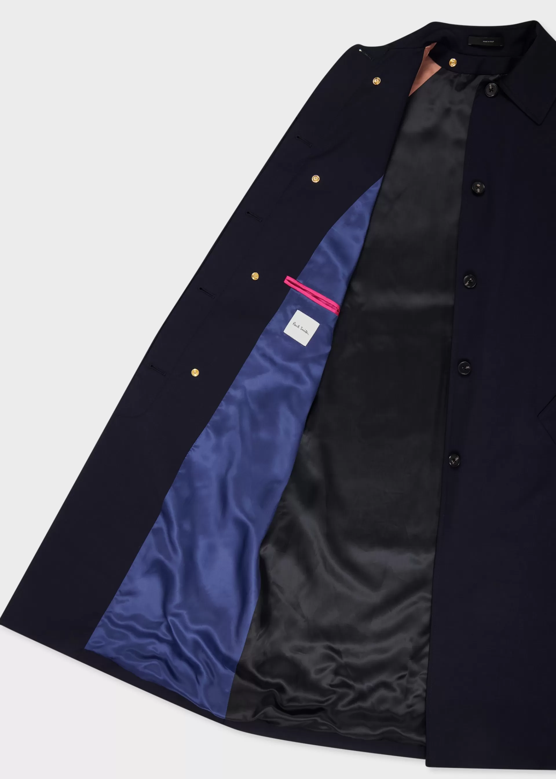 Women's 'Storm System Wool' Mac With Detachable Liner>Paul Smith Shop