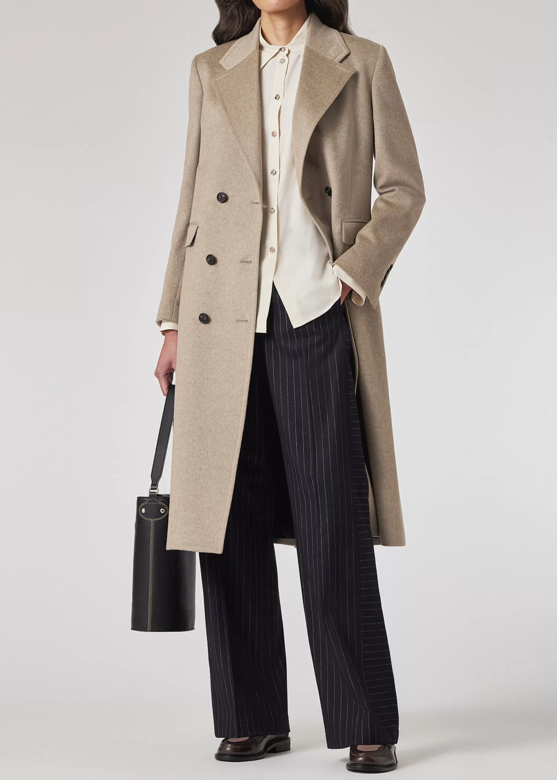 Women's Wool-Cashmere Blend Double-Breasted Coat>Paul Smith Best