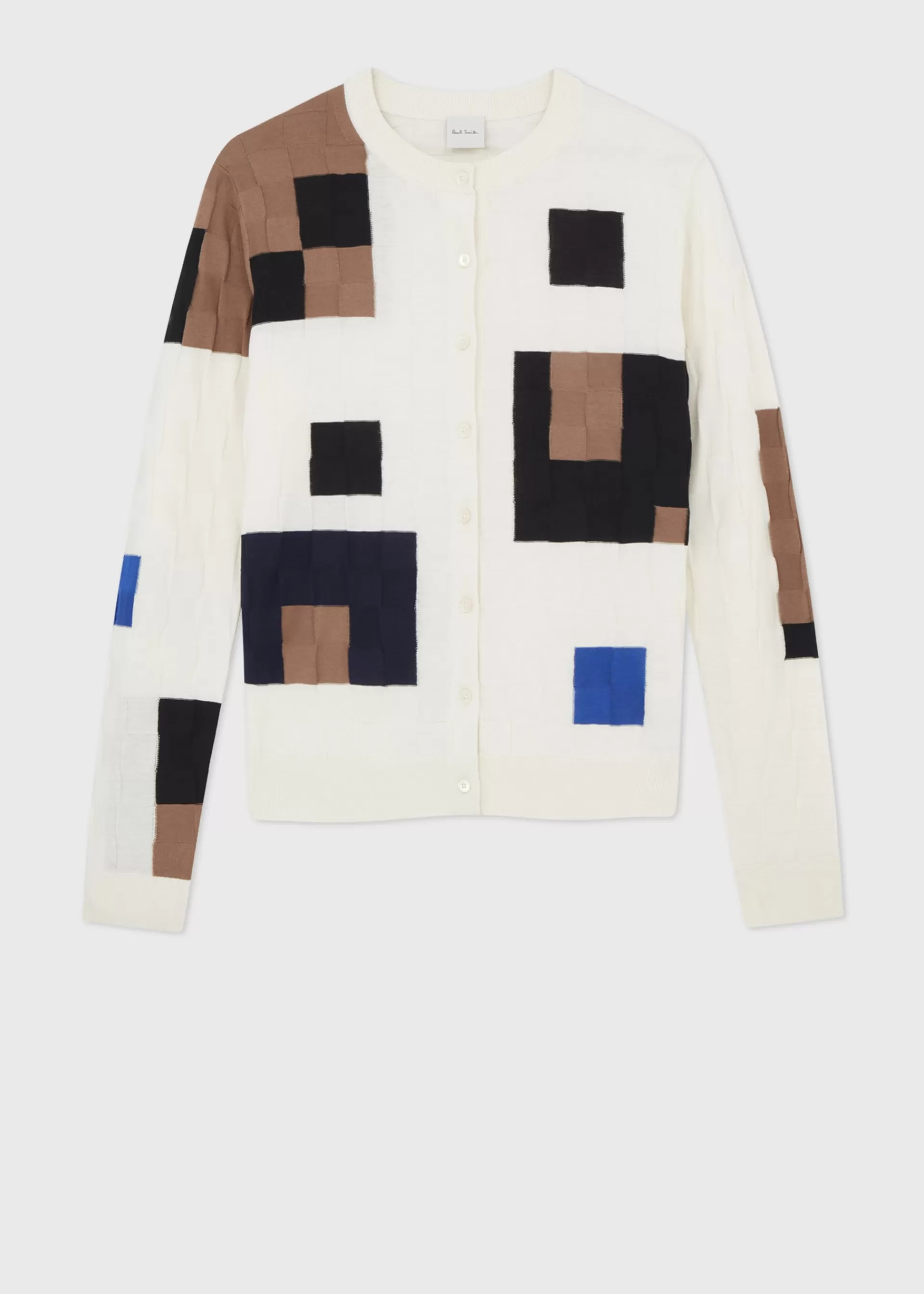 Women's Knitted Patch Cardigan>Paul Smith Online