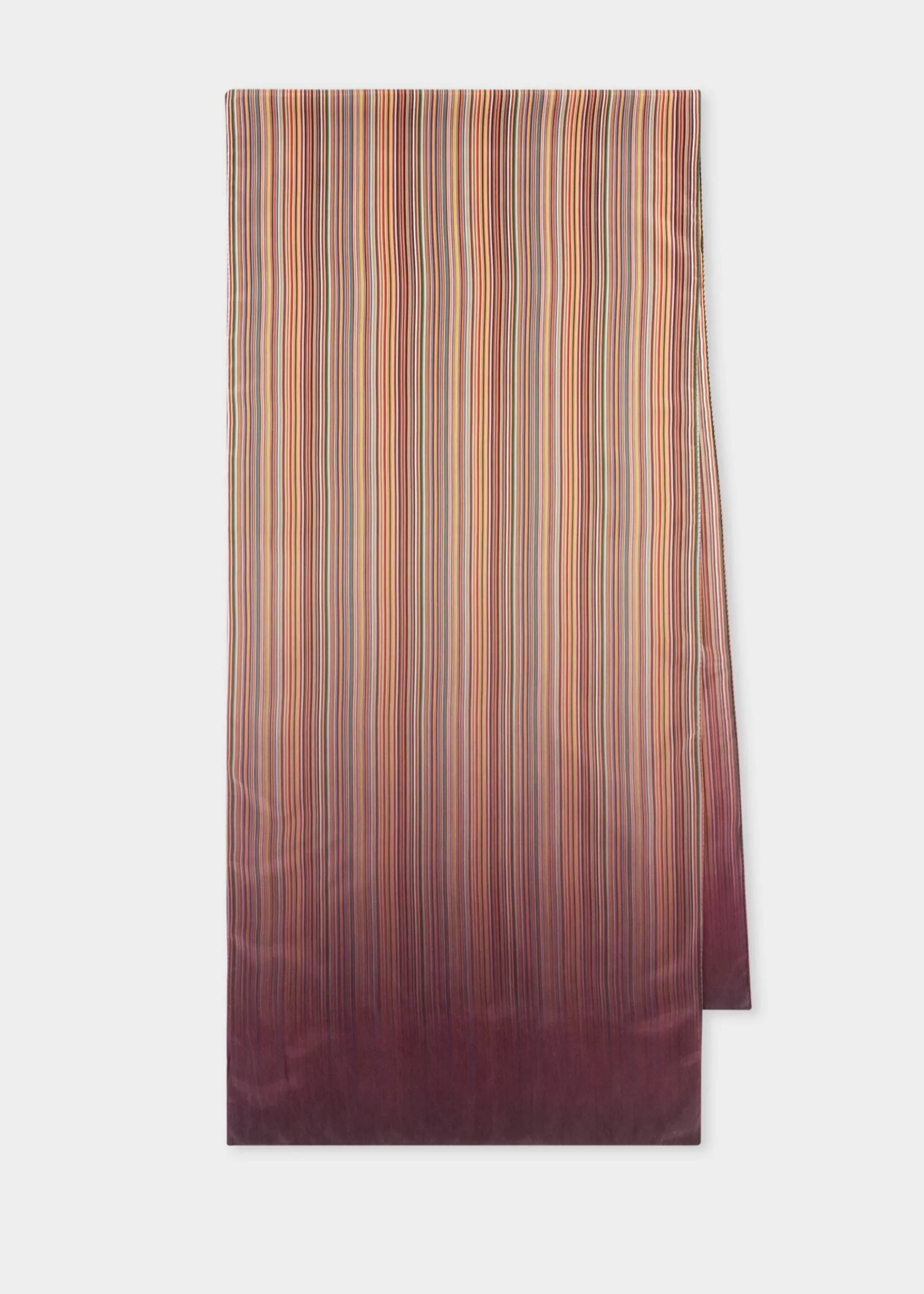 Women's Ombre 'Signature Stripe' Silk Scarf>Paul Smith Discount