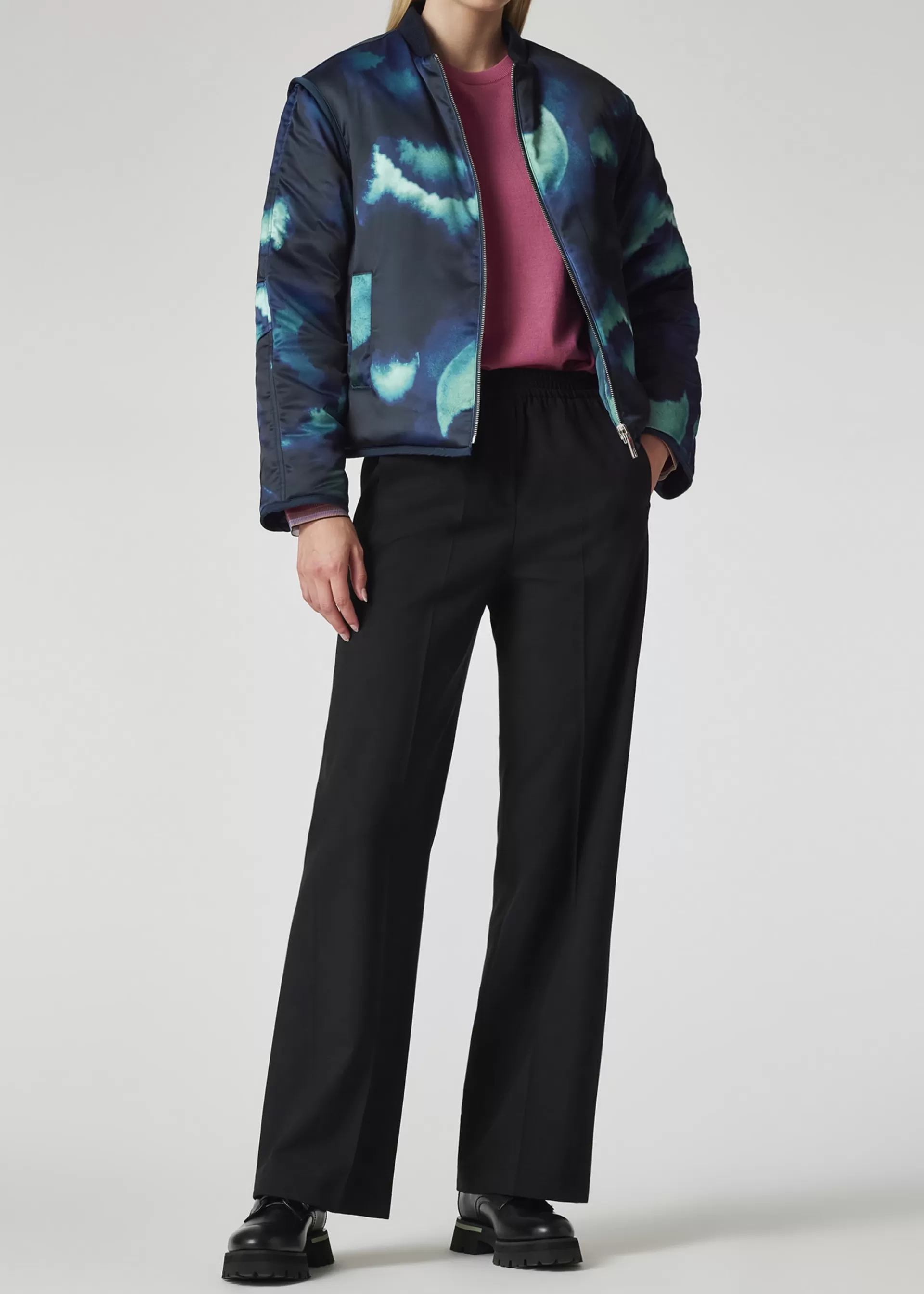Women's Peacock Blue 'Aurora' Reversible Quilted Jacket>Paul Smith Clearance