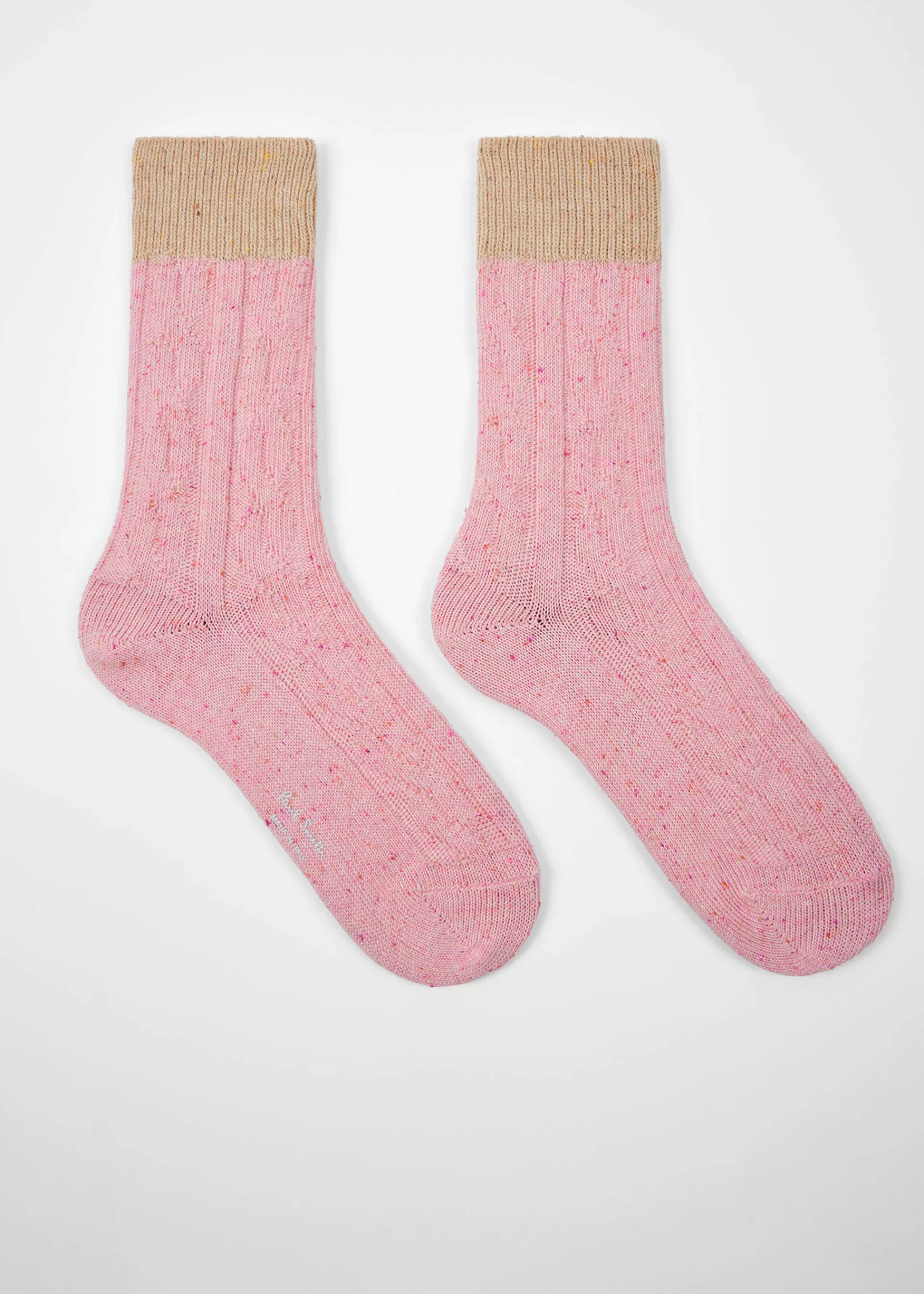 Women's Pink Cotton-Blend Cable Knit Socks>Paul Smith Discount