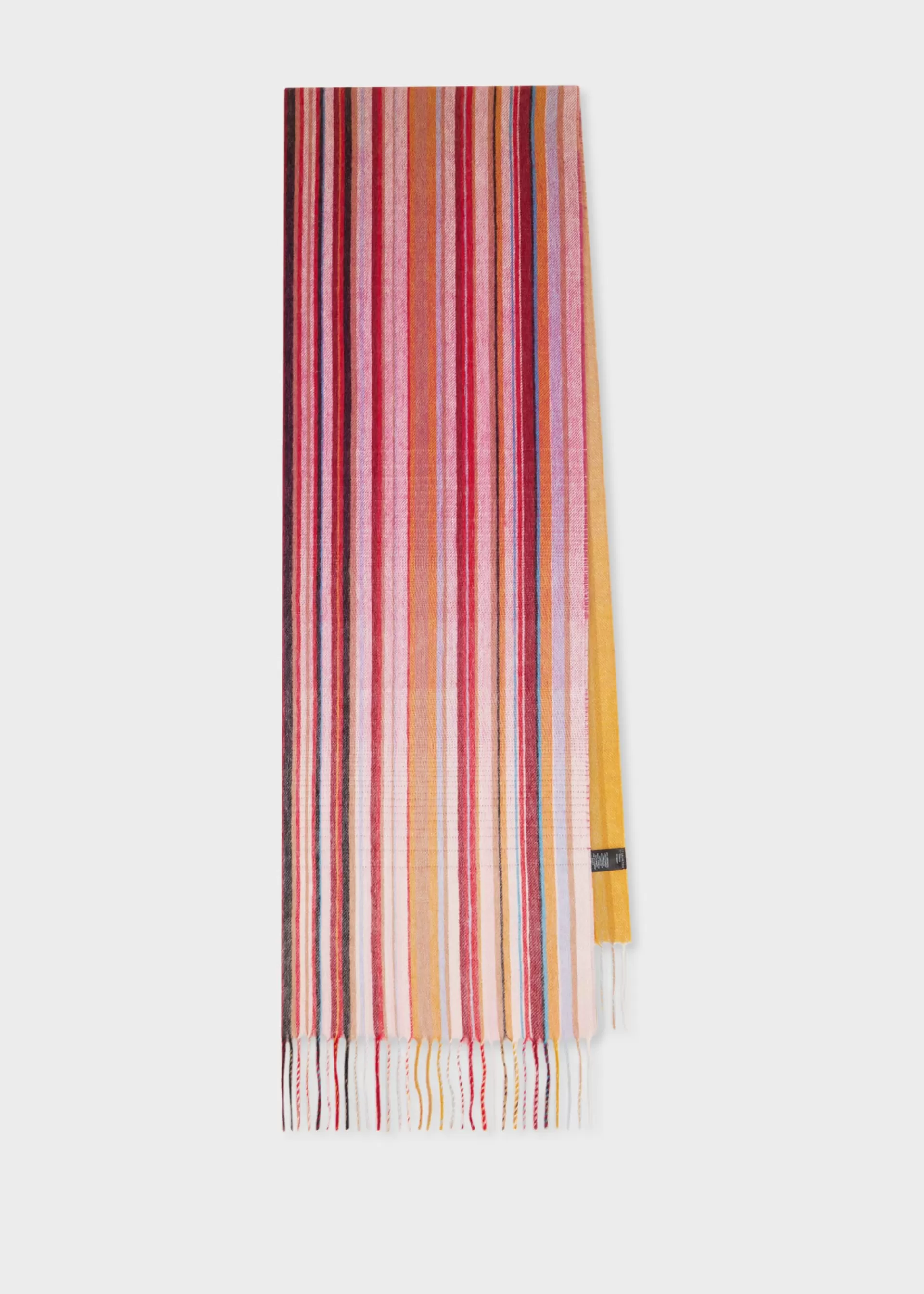 Women's Gradient 'Signature Stripe' Lambswool-Cashmere Scarf>Paul Smith Best Sale