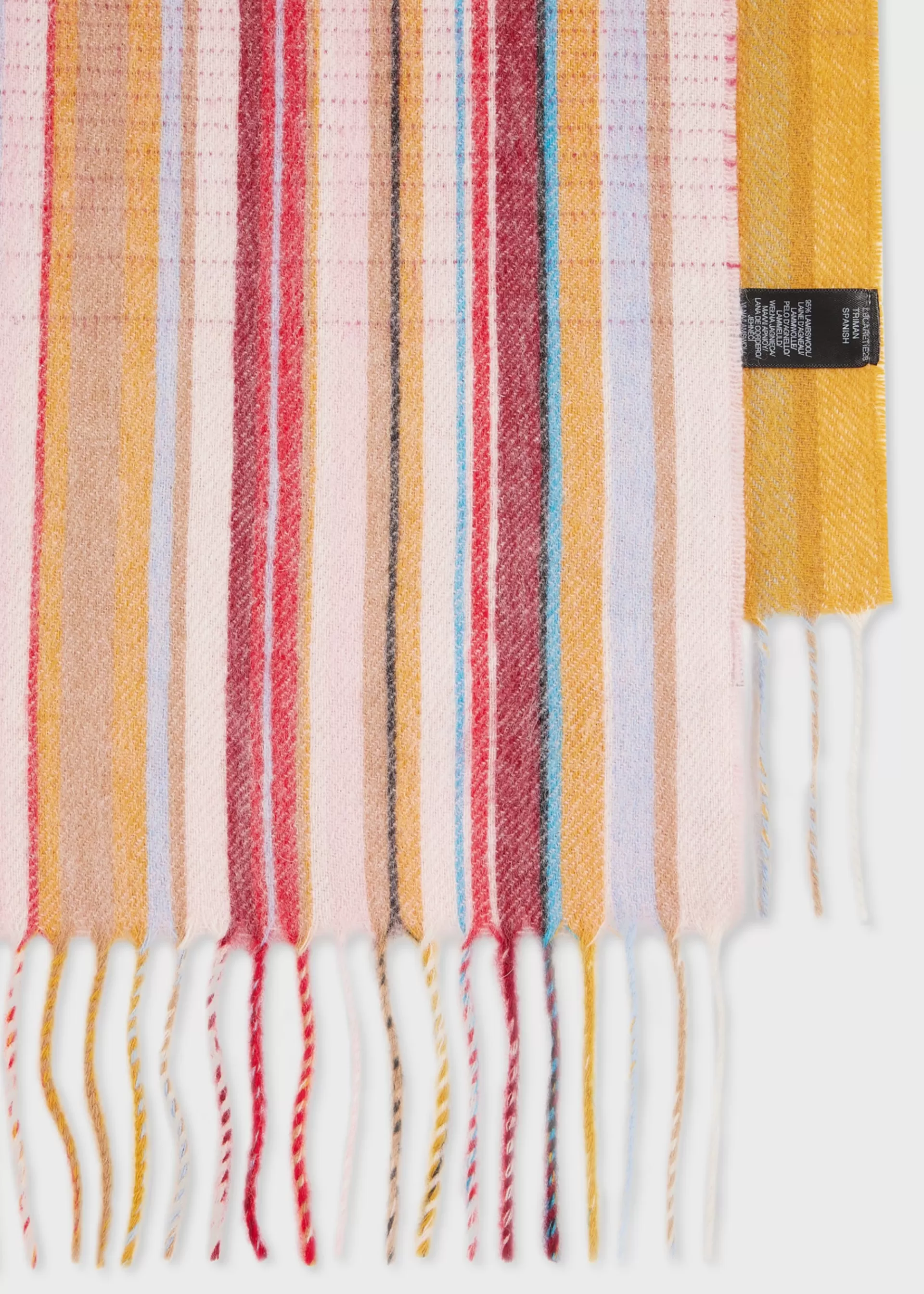 Women's Gradient 'Signature Stripe' Lambswool-Cashmere Scarf>Paul Smith Best Sale