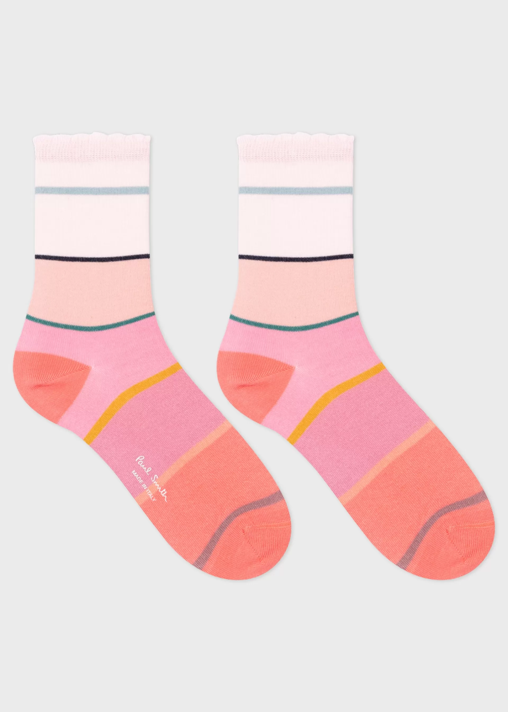 Women's Stripe Frill Socks>Paul Smith Store