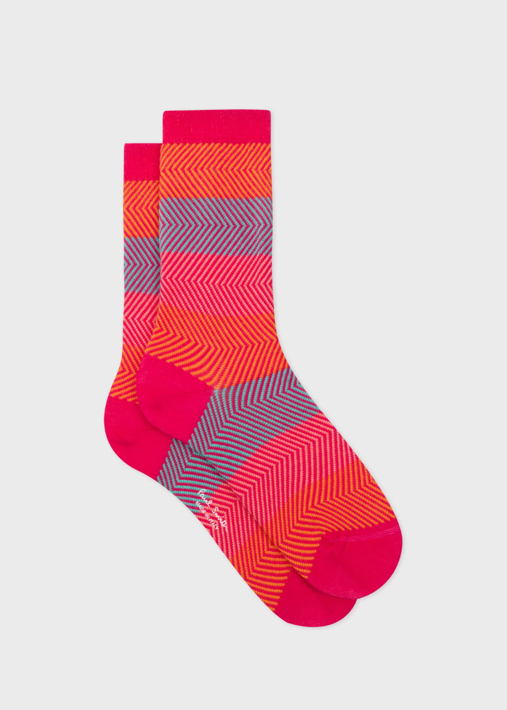 Women's Pink Zigzag socks>Paul Smith Cheap