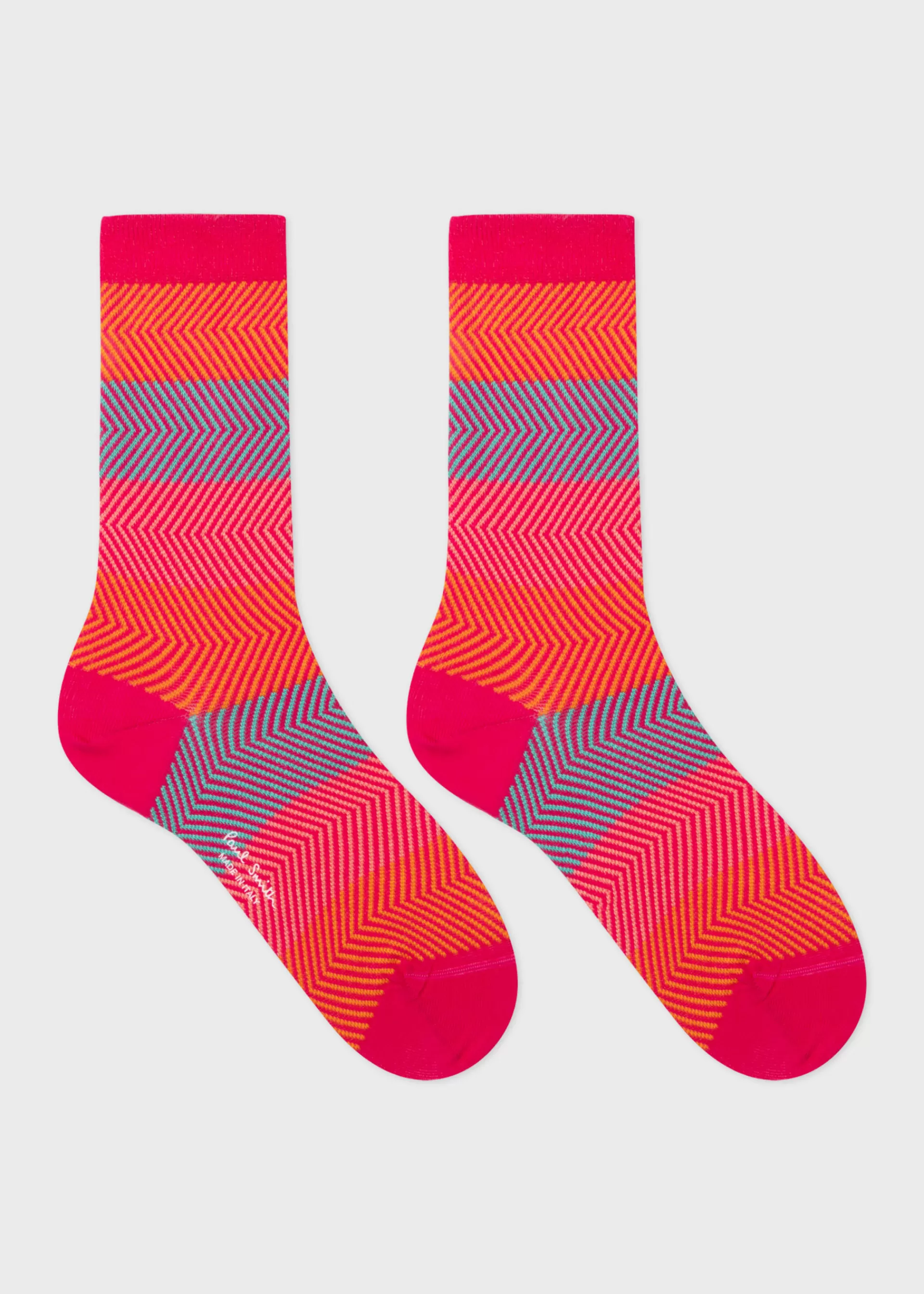Women's Pink Zigzag socks>Paul Smith Cheap