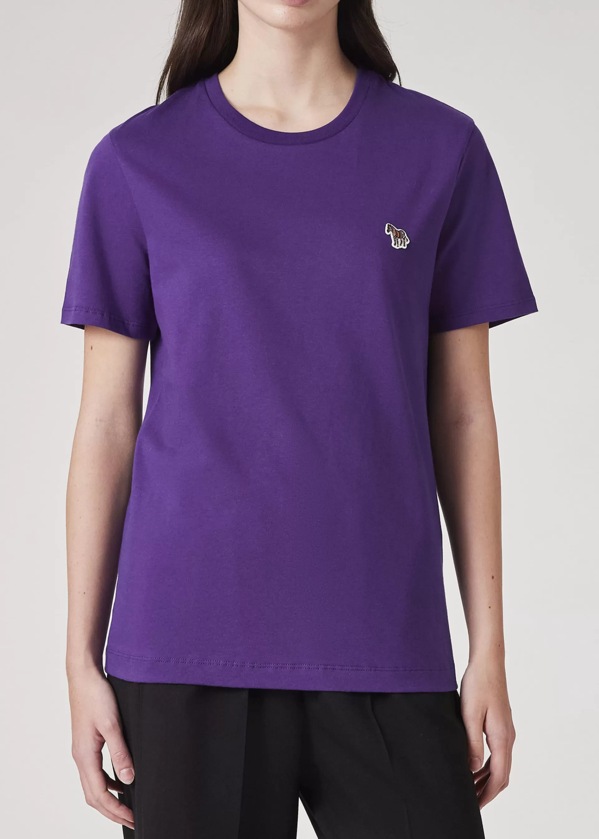 Women's Zebra Logo Cotton T-Shirt>Paul Smith Fashion