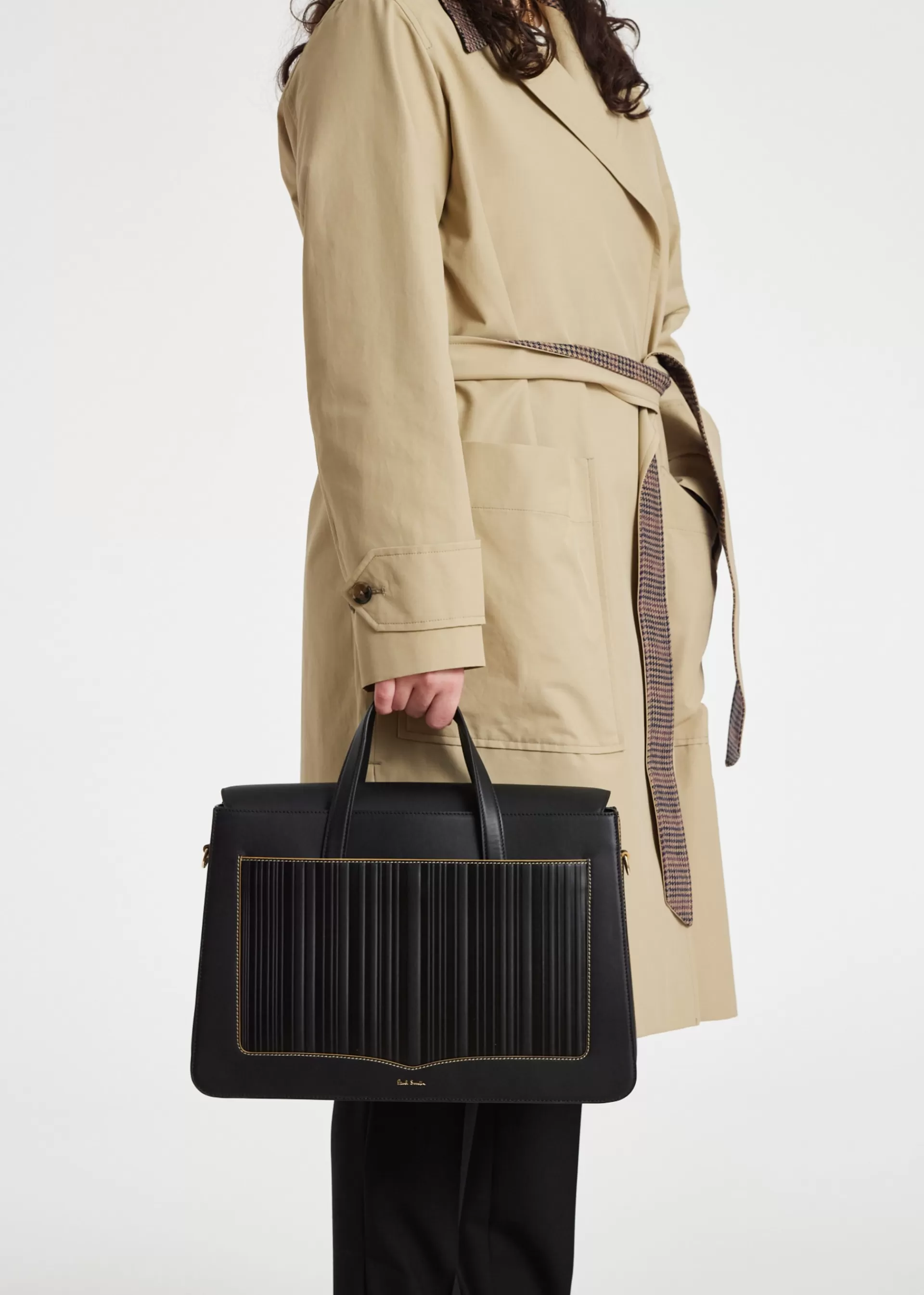 Women's 'Shadow Stripe' Leather Folio>Paul Smith Fashion