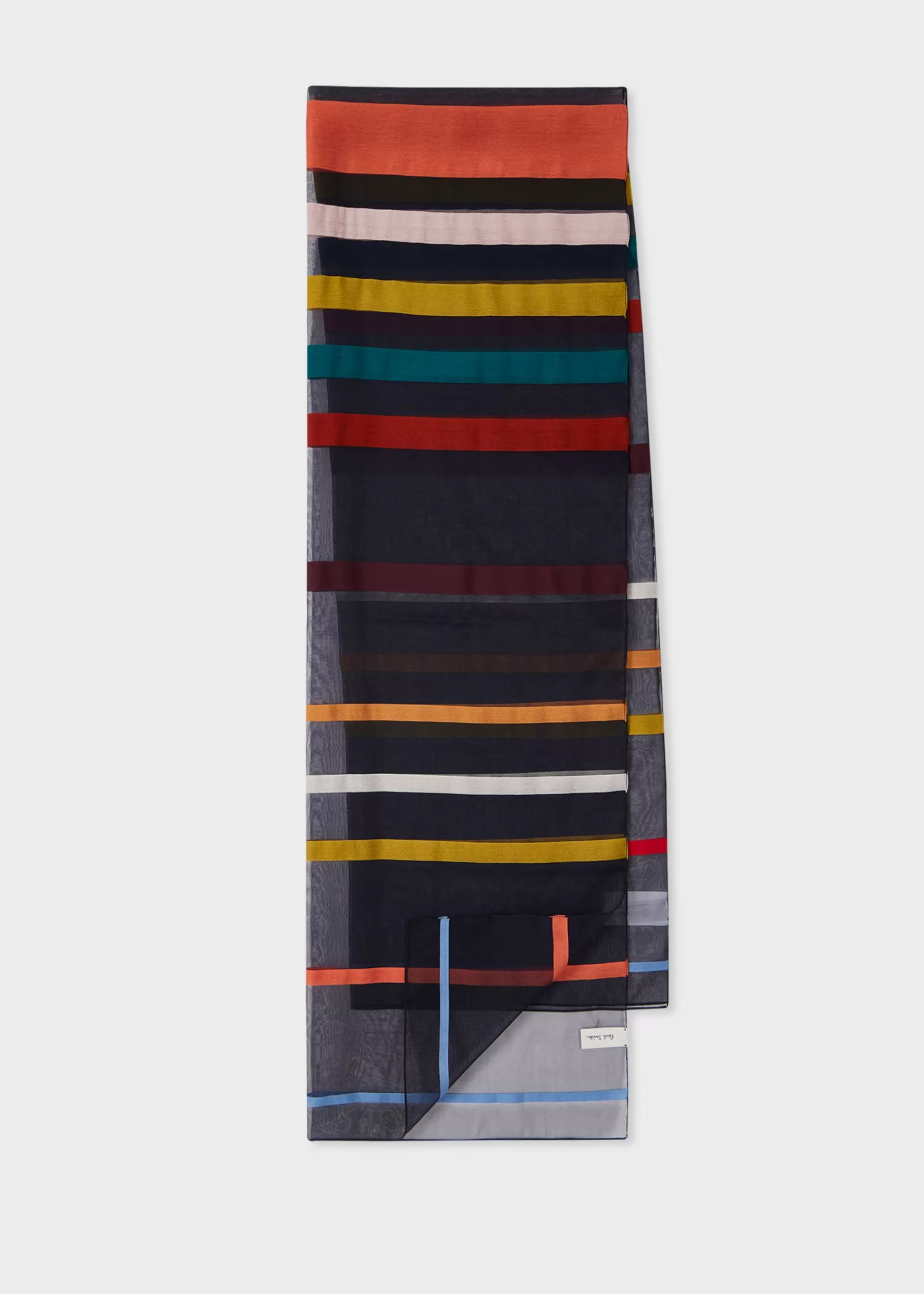 Women's Sheer Stripe Scarf>Paul Smith Hot