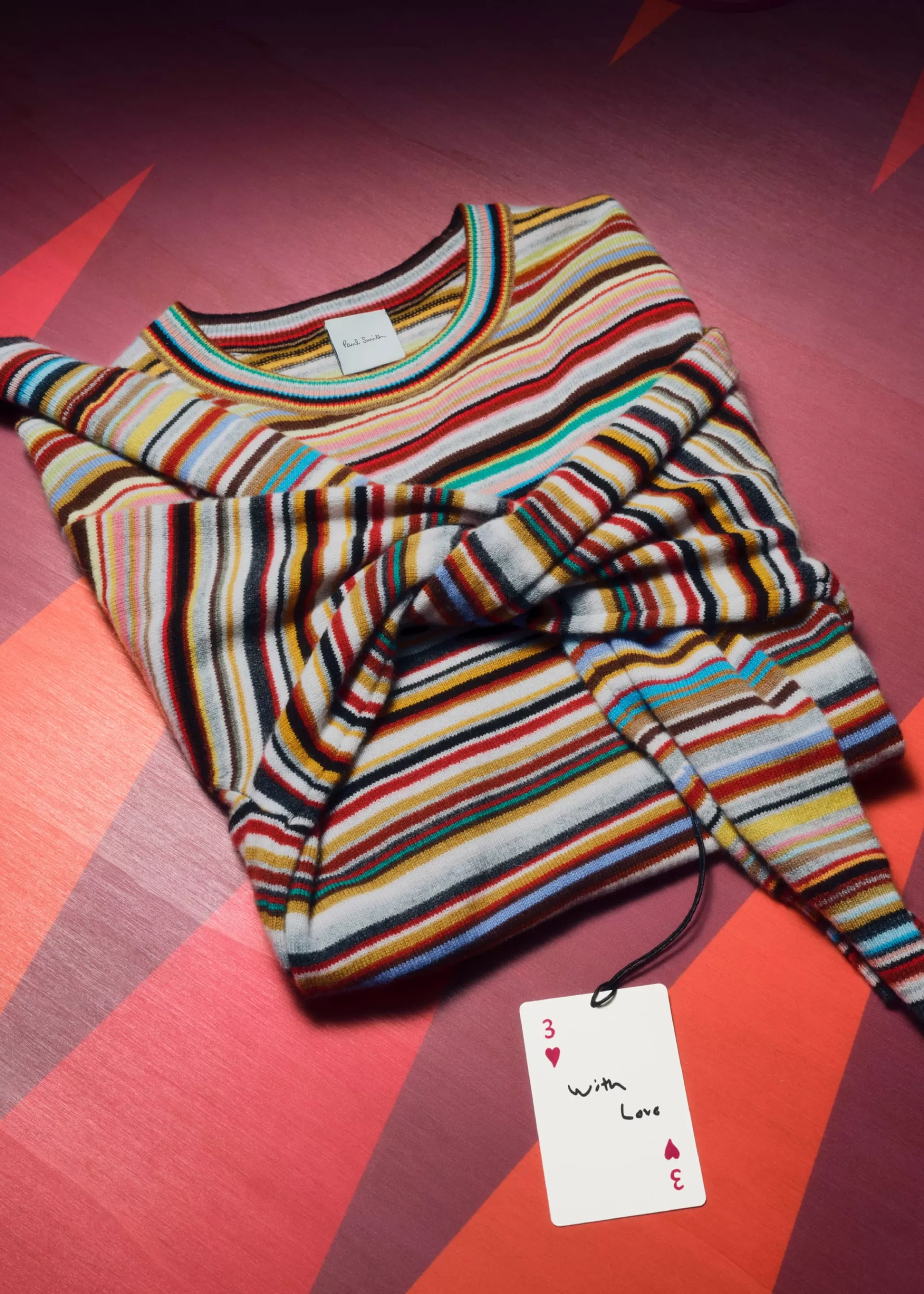 Women's 'Signature Stripe' Cashmere Sweater>Paul Smith Discount