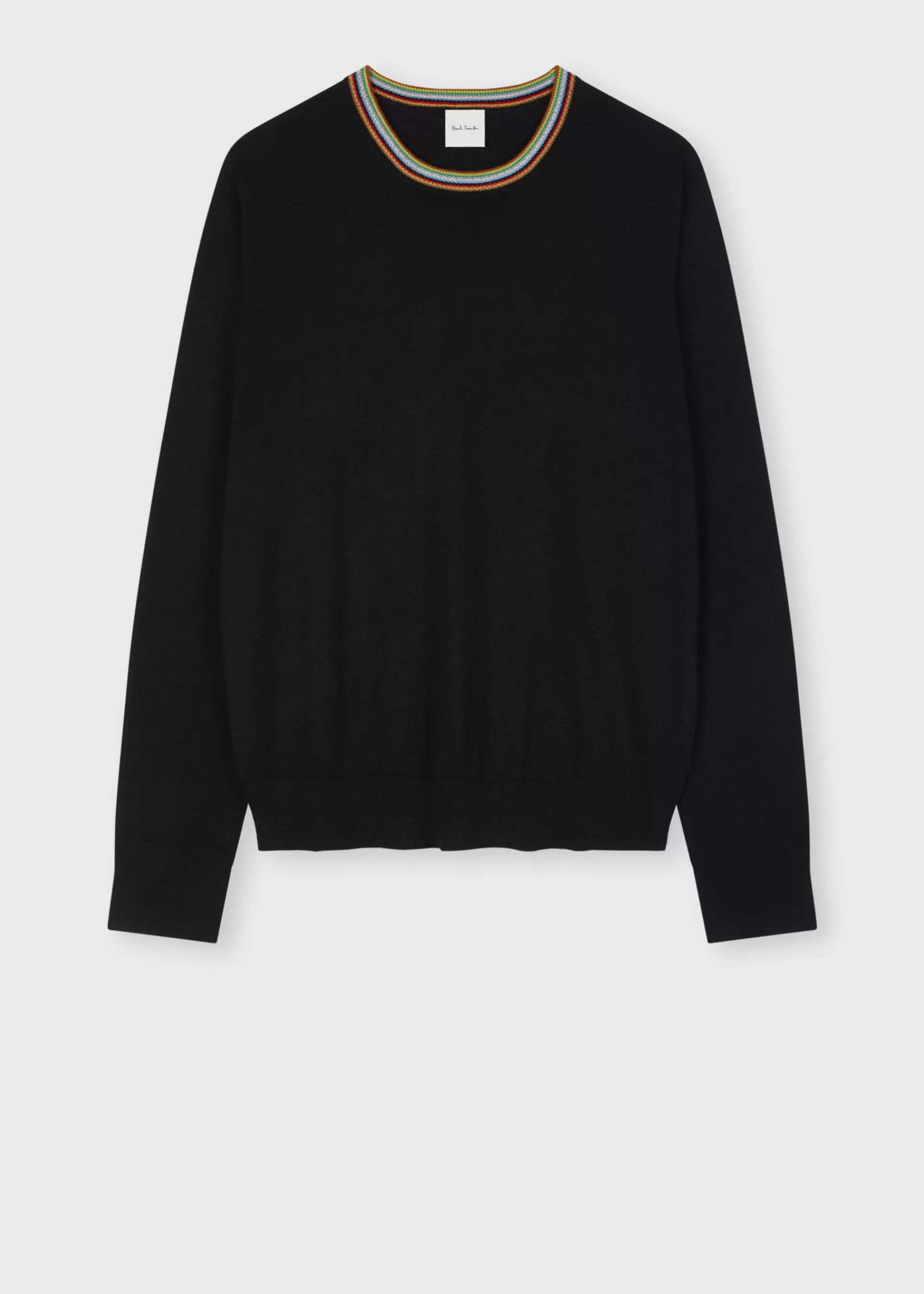 Women's 'Signature Stripe' Crew Neck Merino Wool Sweater>Paul Smith Sale